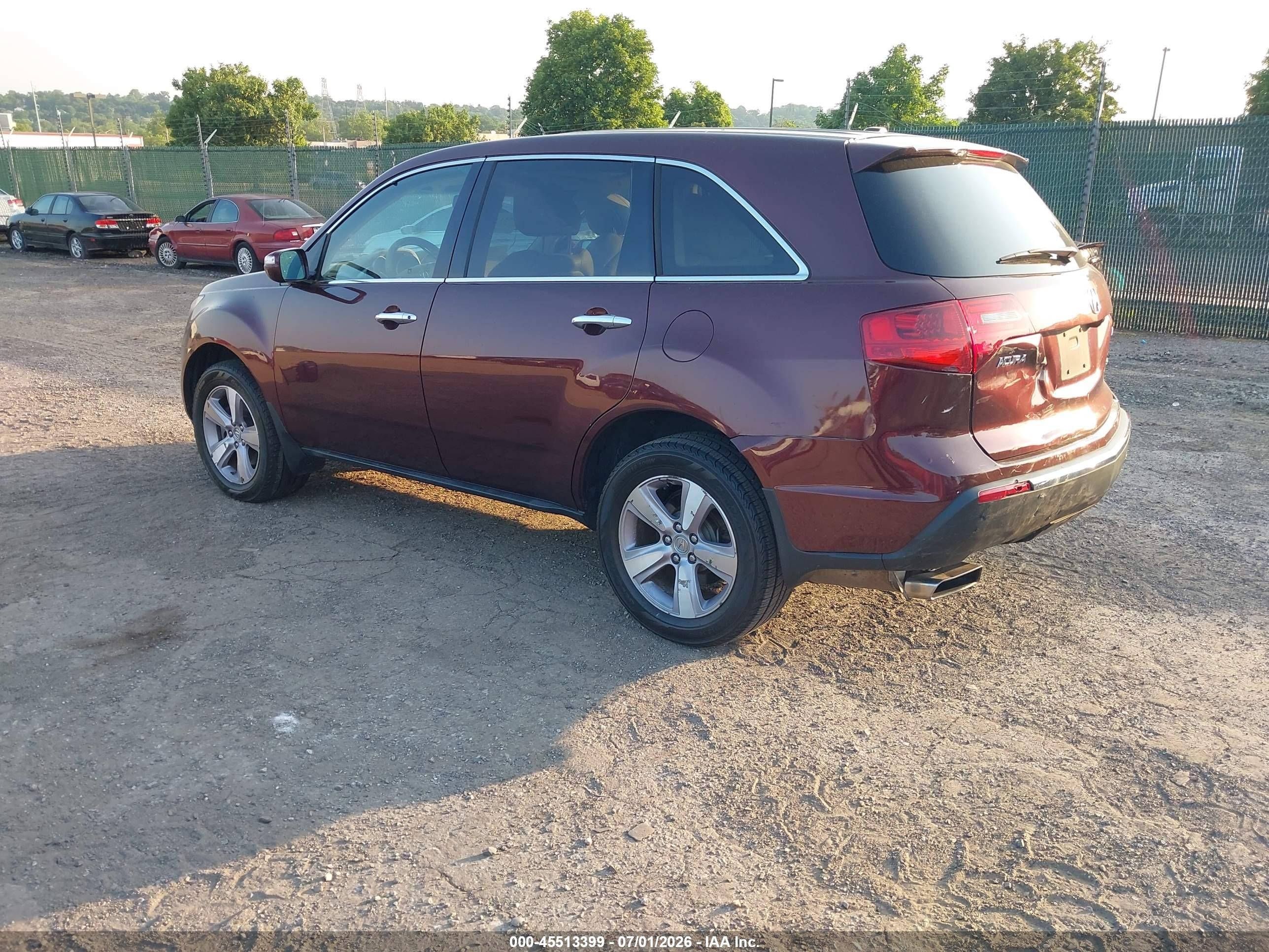 2013 Acura Mdx Technology Package Бордовый vin: 2HNYD2H44DH509353