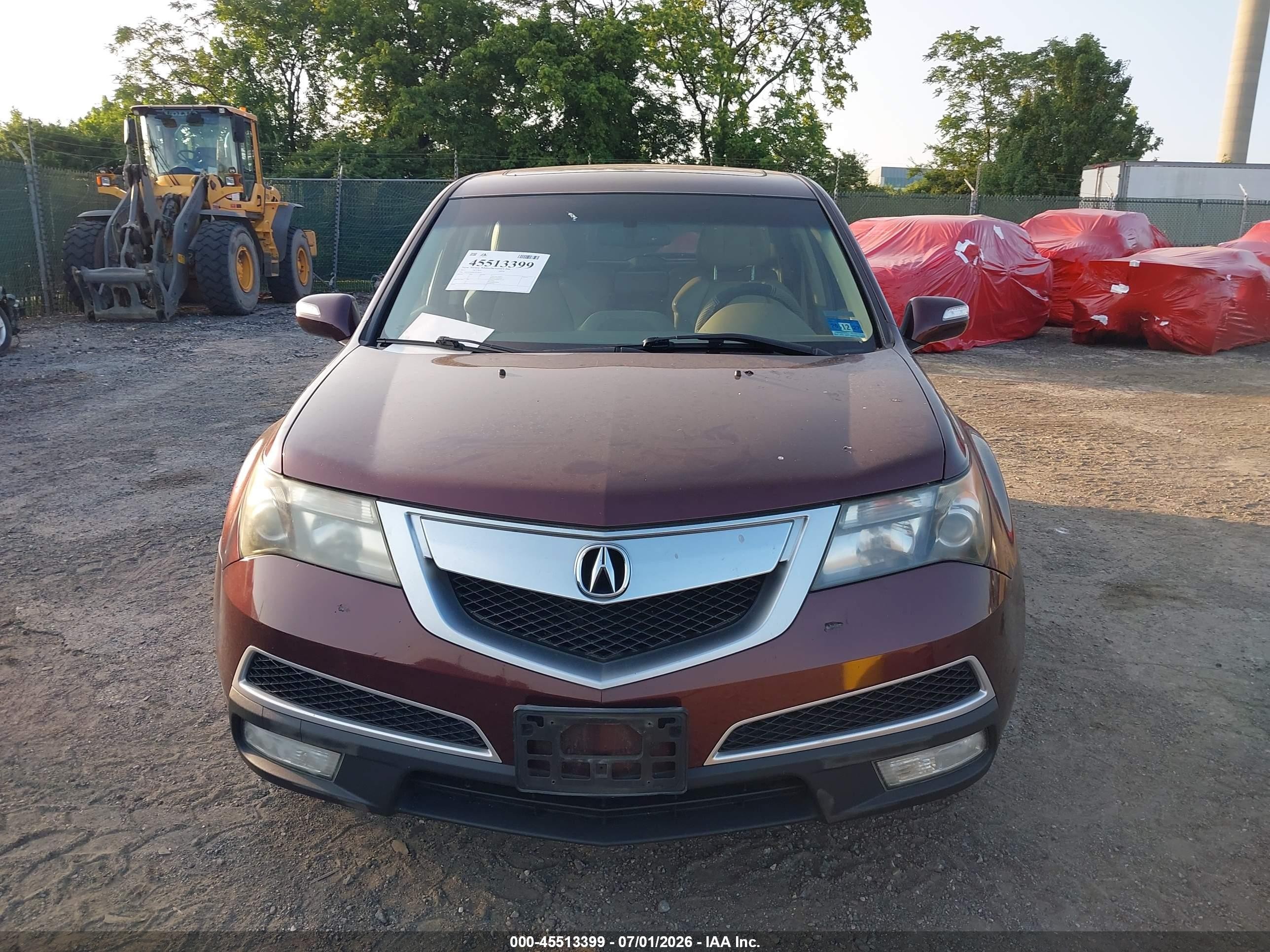 2013 Acura Mdx Technology Package Бордовый vin: 2HNYD2H44DH509353