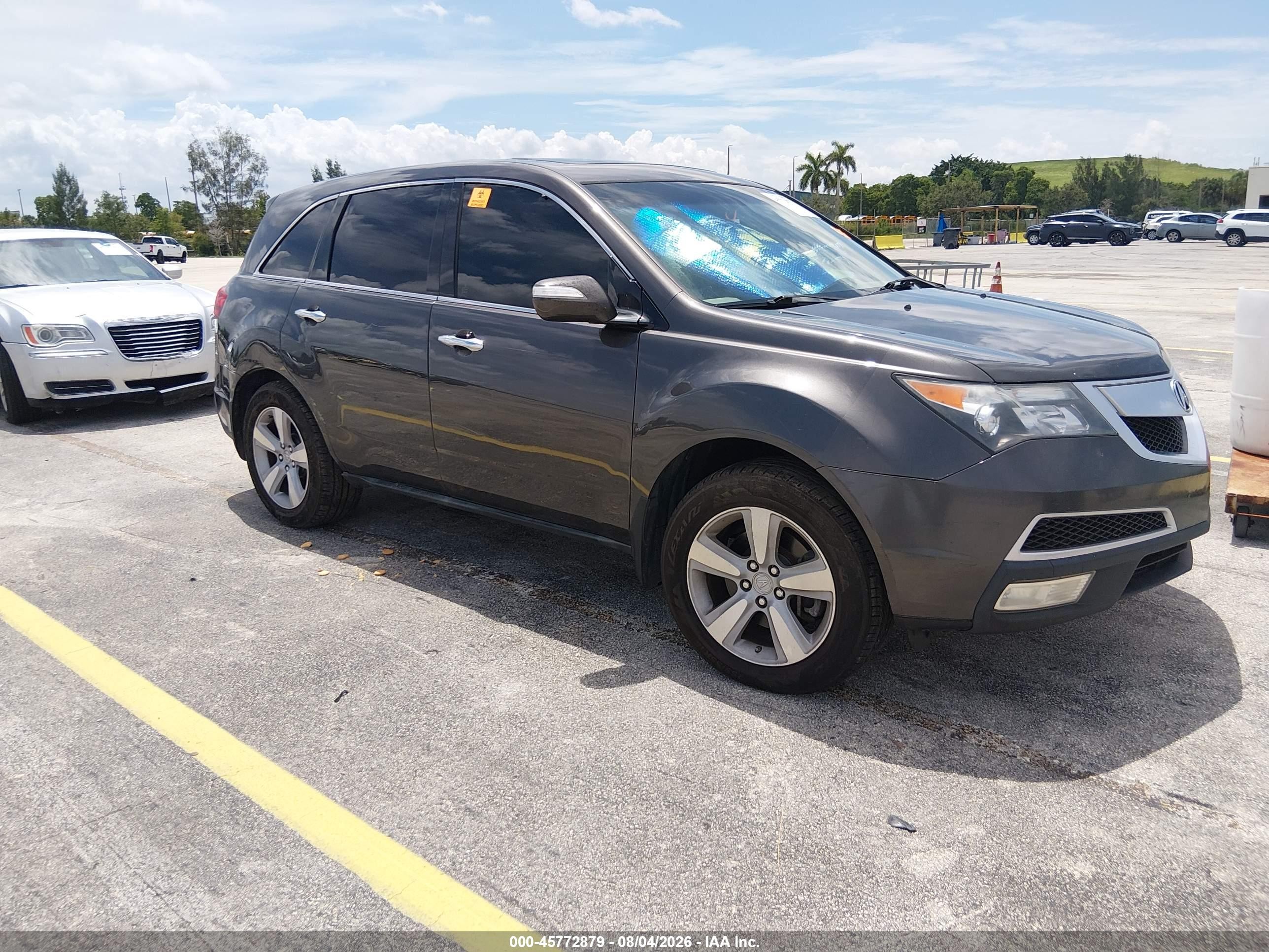 2010 Acura Mdx Technology Package Gray vin: 2HNYD2H45AH502164