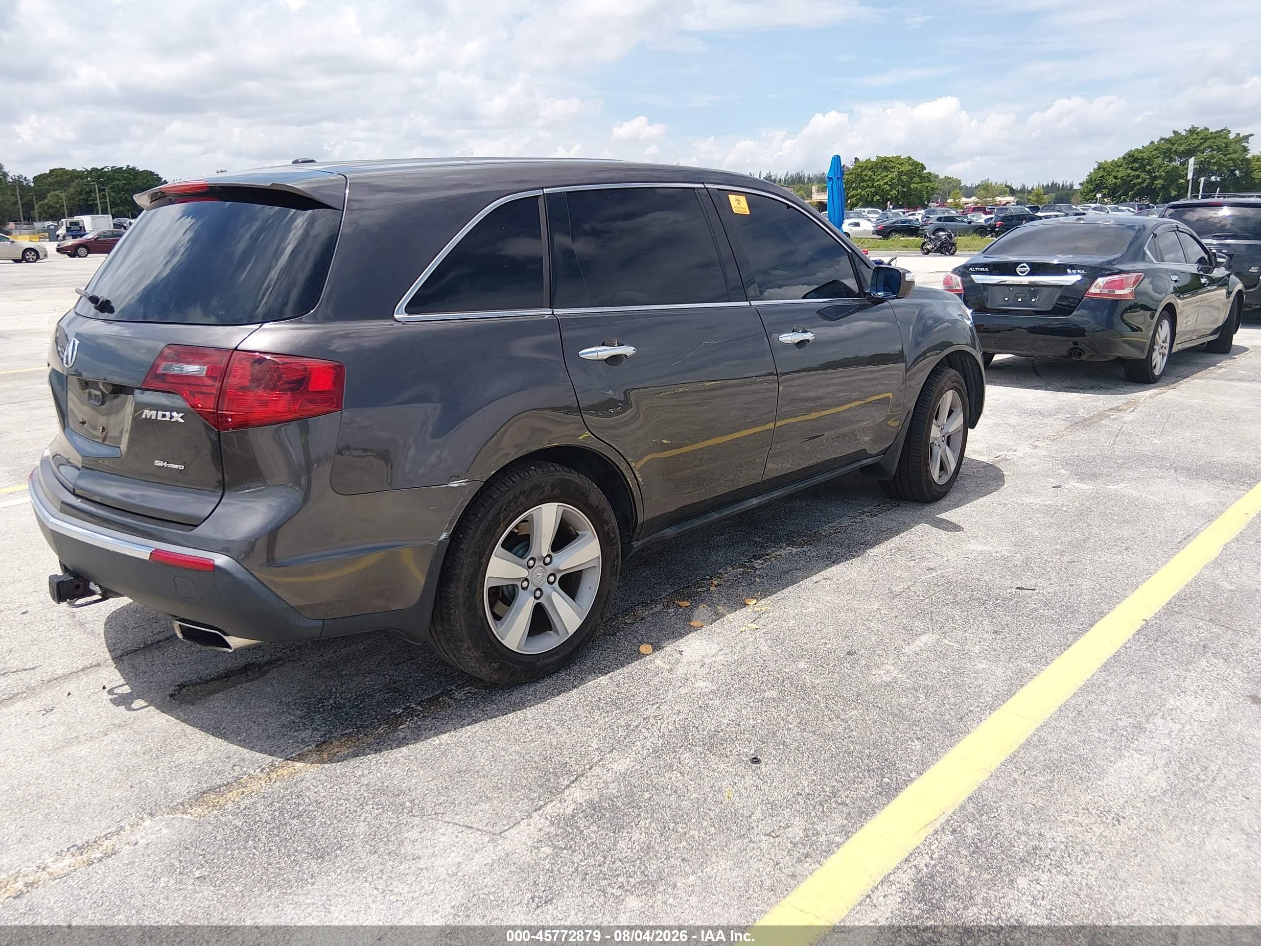2010 Acura Mdx Technology Package Gray vin: 2HNYD2H45AH502164