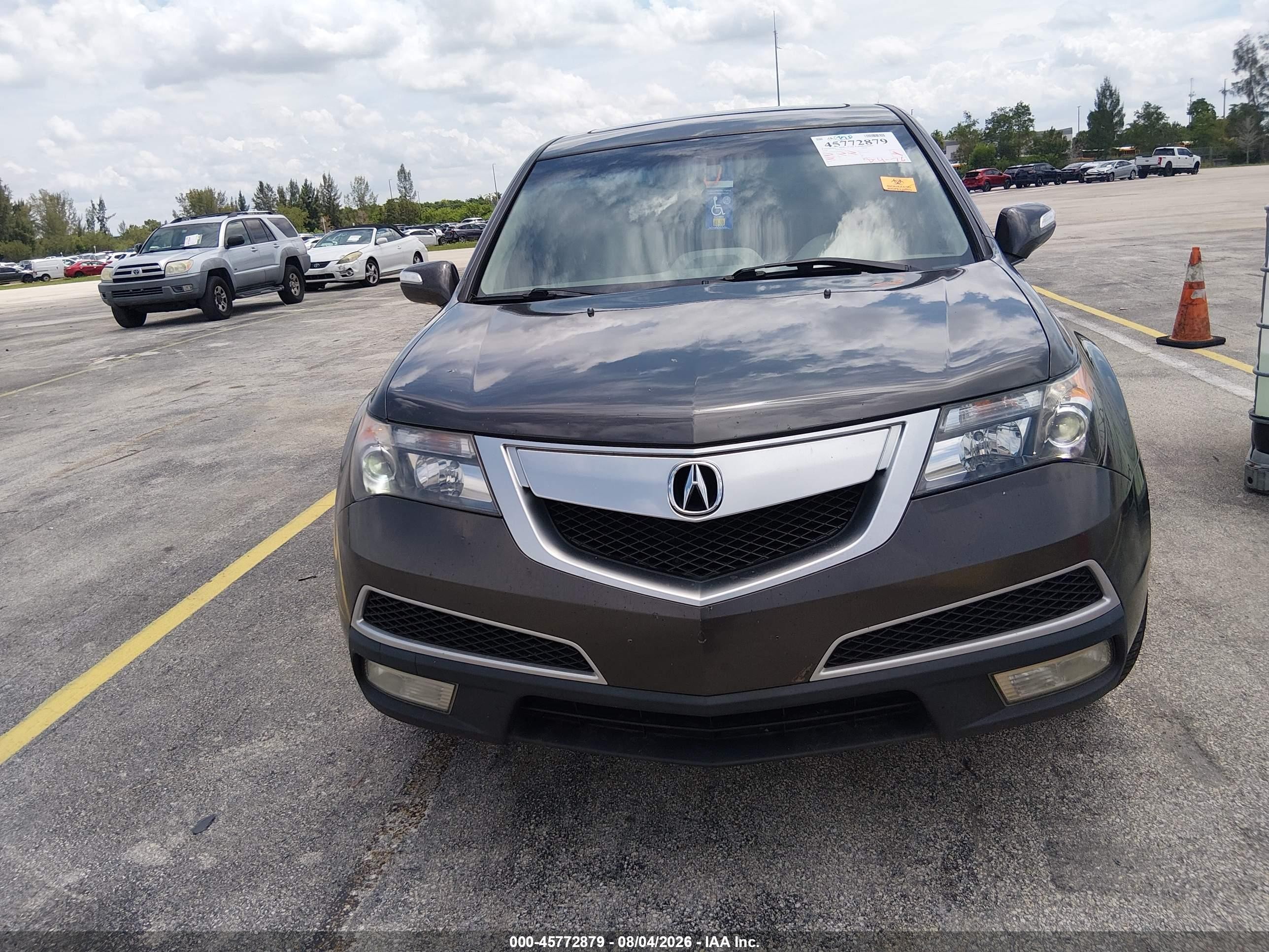 2010 Acura Mdx Technology Package Gray vin: 2HNYD2H45AH502164
