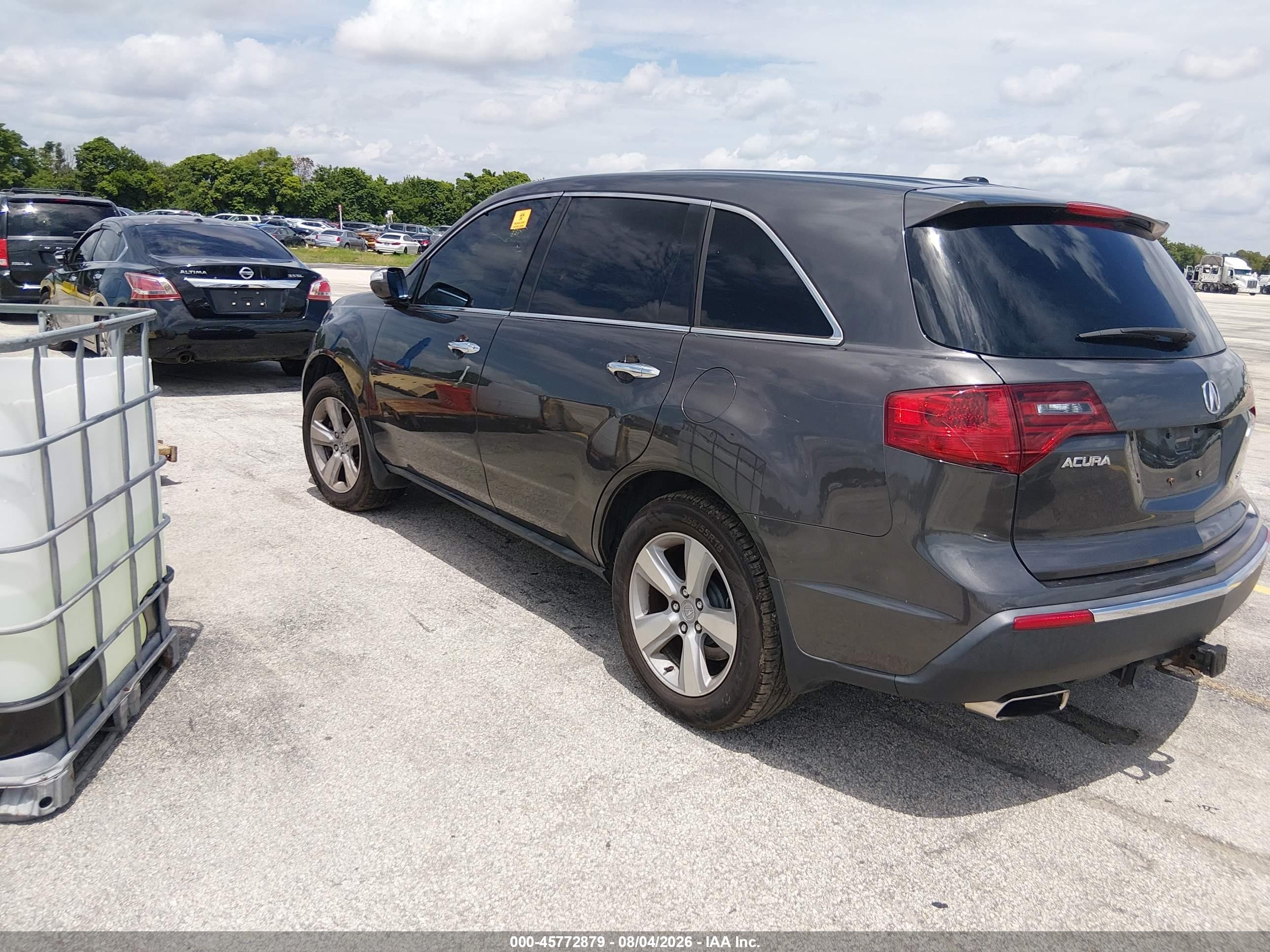 2010 Acura Mdx Technology Package Gray vin: 2HNYD2H45AH502164