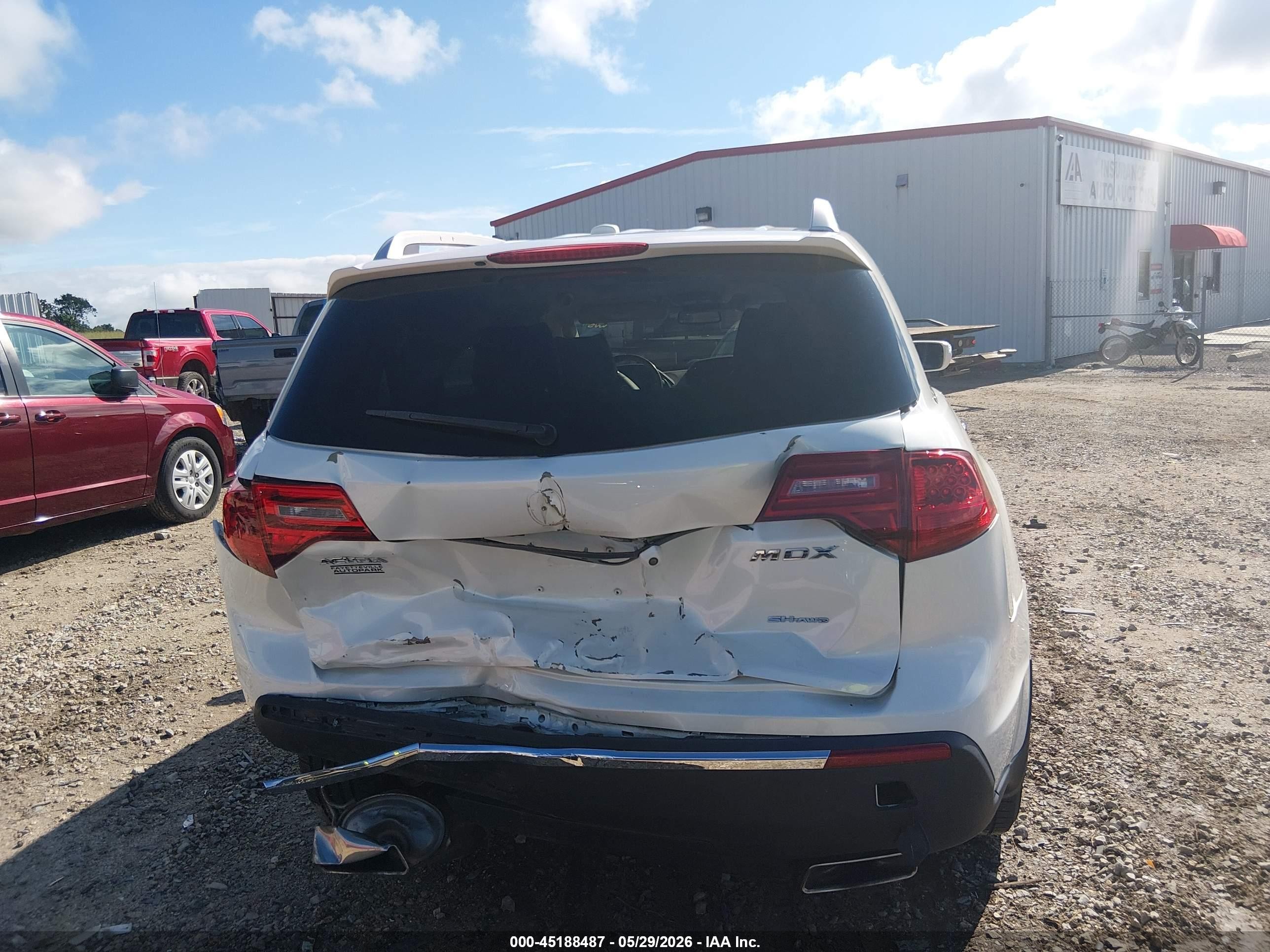 2010 Acura Mdx Technology Package White vin: 2HNYD2H45AH530188