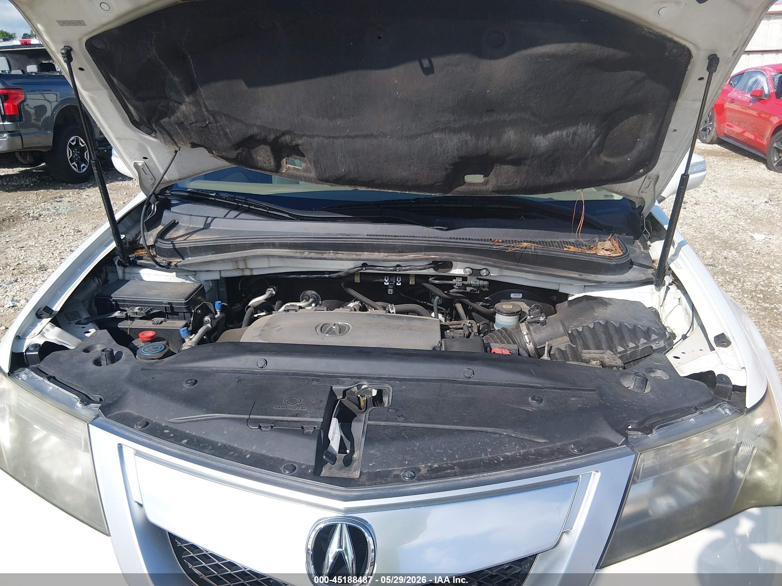 2010 Acura Mdx Technology Package White vin: 2HNYD2H45AH530188