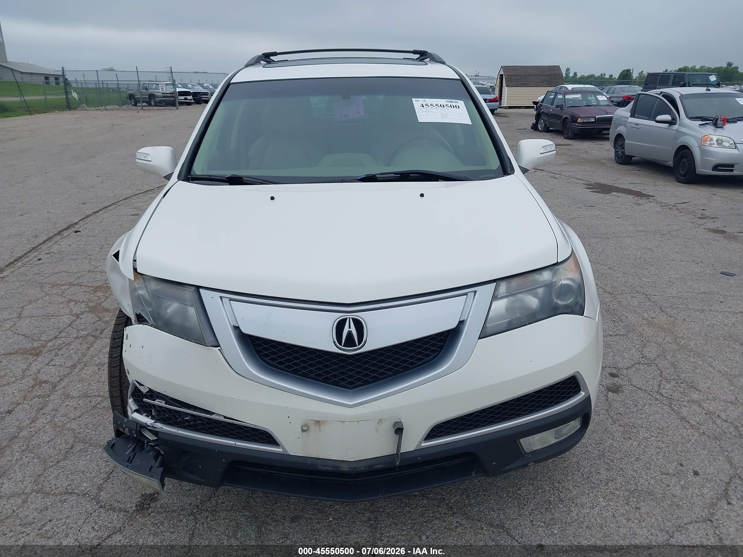 2011 Acura Mdx Technology Package White vin: 2HNYD2H45BH523890