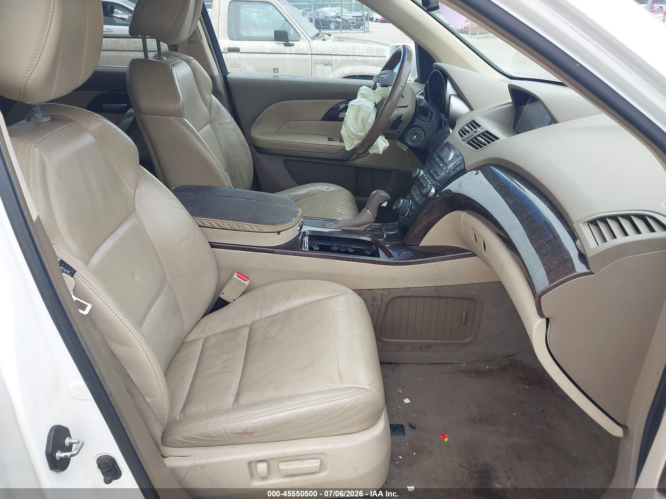 2011 Acura Mdx Technology Package White vin: 2HNYD2H45BH523890