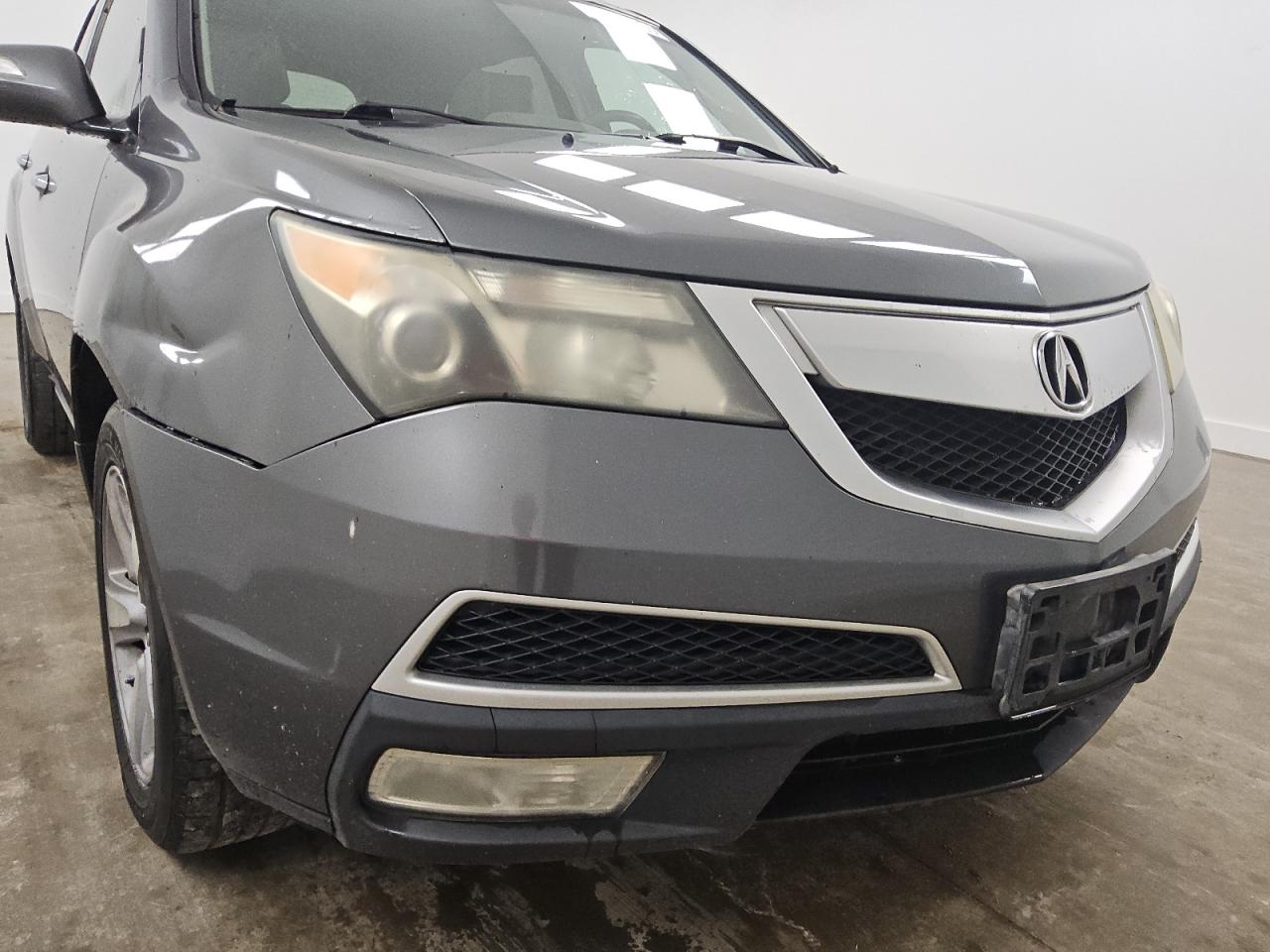 2011 Acura Mdx Technology Gray vin: 2HNYD2H45BH540334 Damage: Front Bumper/Cover, Misaligned, Repair Required
