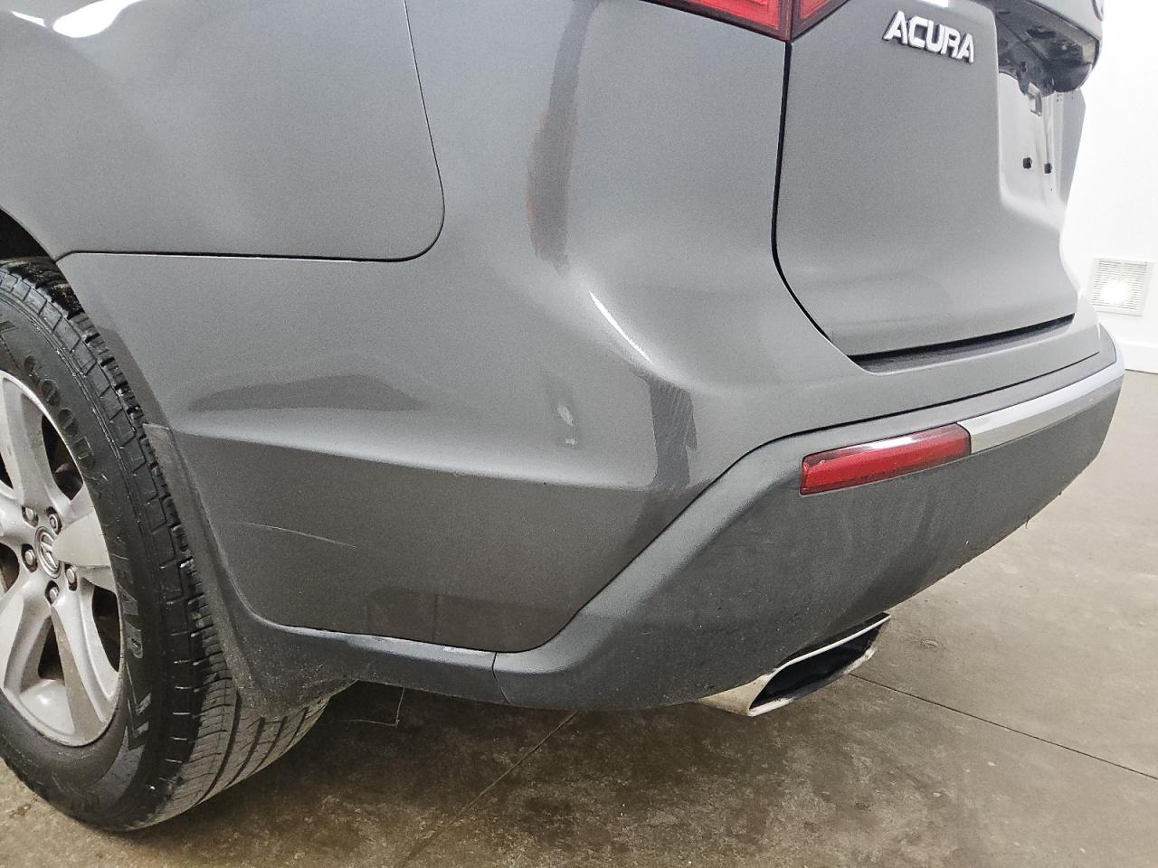 2011 Acura Mdx Technology Gray vin: 2HNYD2H45BH540334 Damage: Rear Bumper/Cover, Heavy Scratch, > 12 Inches
