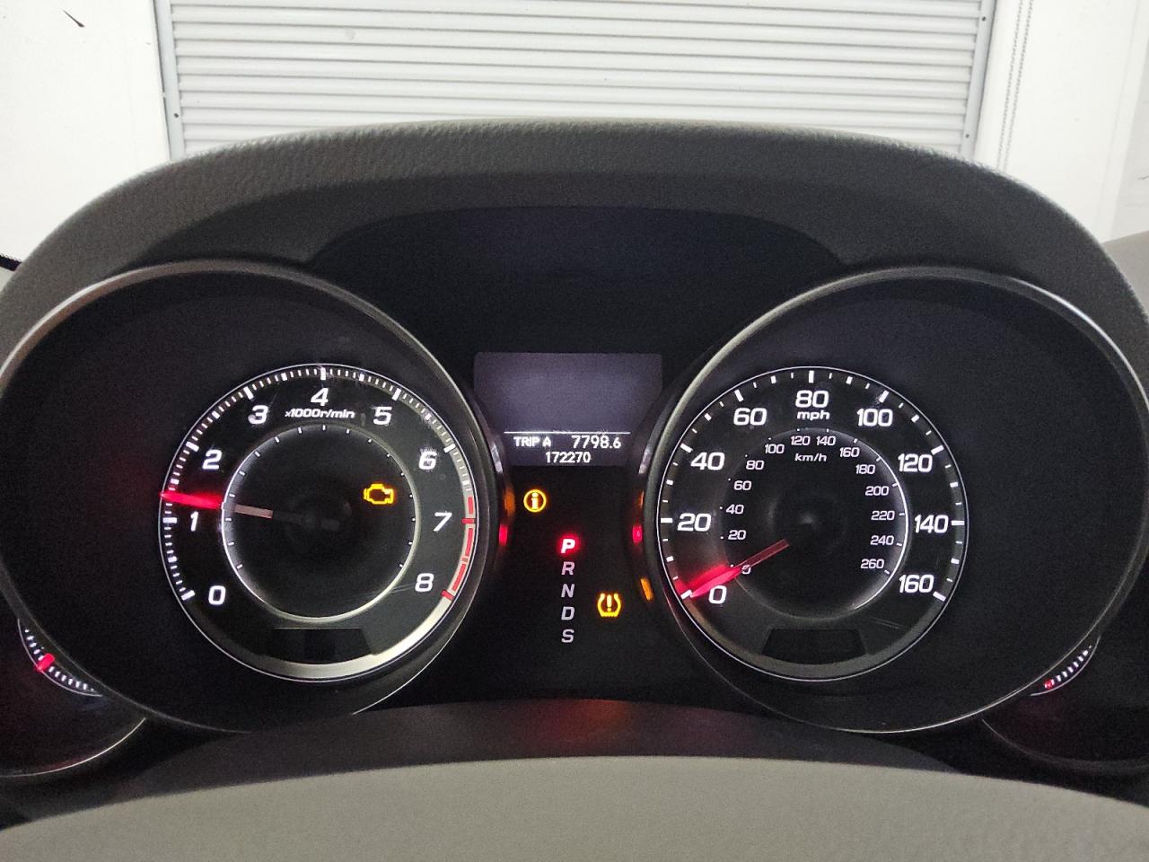 2011 Acura Mdx Technology Gray vin: 2HNYD2H45BH540334 Damage: Warning Light - Engine, On, Unacceptable