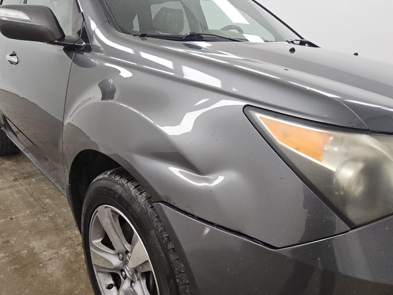 2011 Acura Mdx Technology Gray vin: 2HNYD2H45BH540334 Damage: Right Front Fender, Dent(S) W/ Paint Dmg, > 12 Inches
