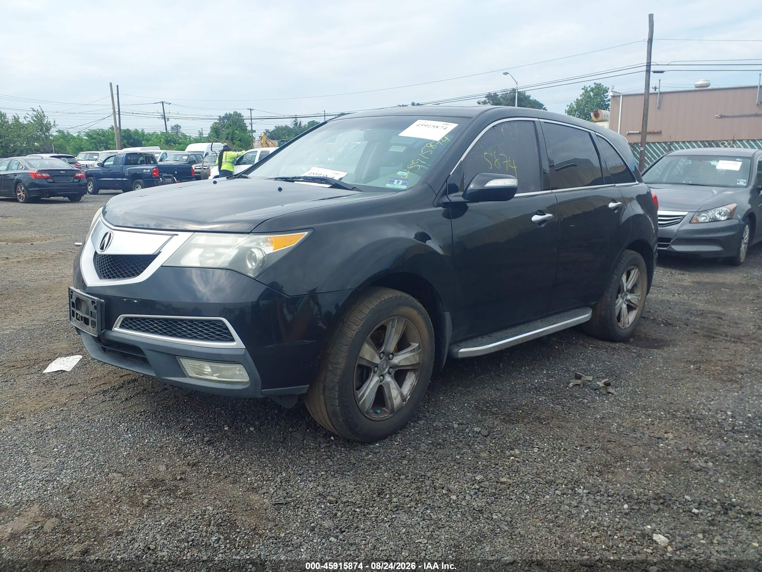 2011 Acura Mdx Technology Package Black vin: 2HNYD2H45BH543315