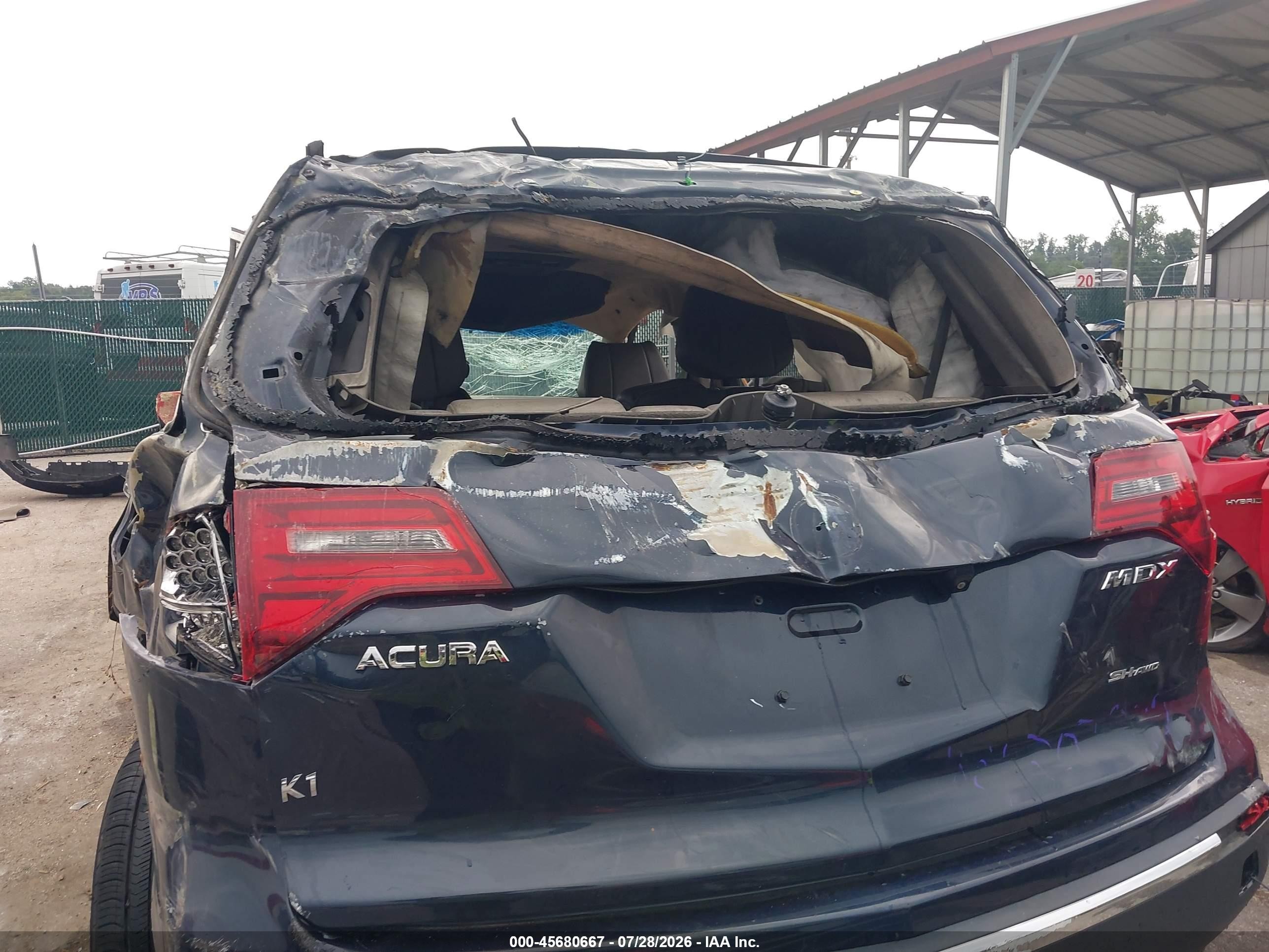 2012 Acura Mdx Technology Package Blue vin: 2HNYD2H45CH505441