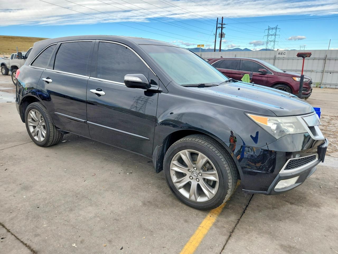 2012 Acura Mdx Technology Black vin: 2HNYD2H45CH550296