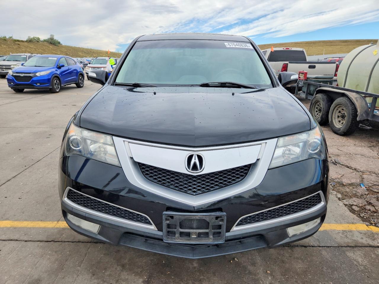 2012 Acura Mdx Technology Black vin: 2HNYD2H45CH550296
