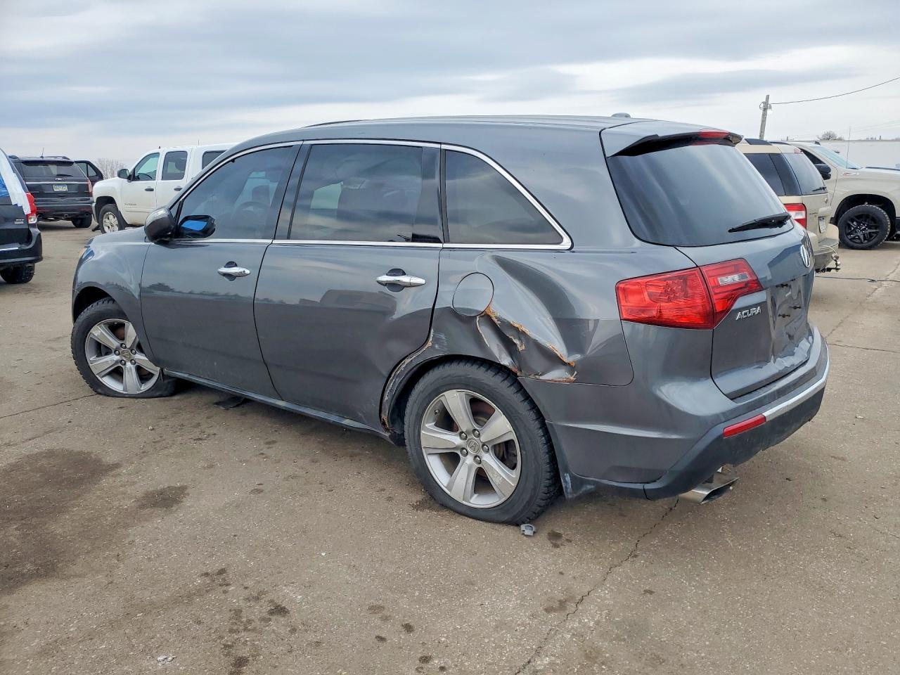 2010 Acura Mdx Technology Gray vin: 2HNYD2H46AH508636