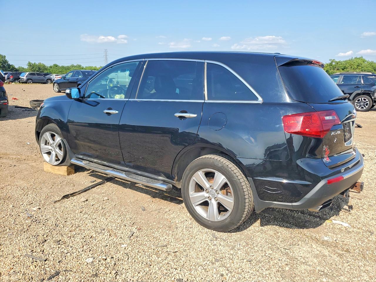 2011 Acura Mdx Technology Black vin: 2HNYD2H46BH504684