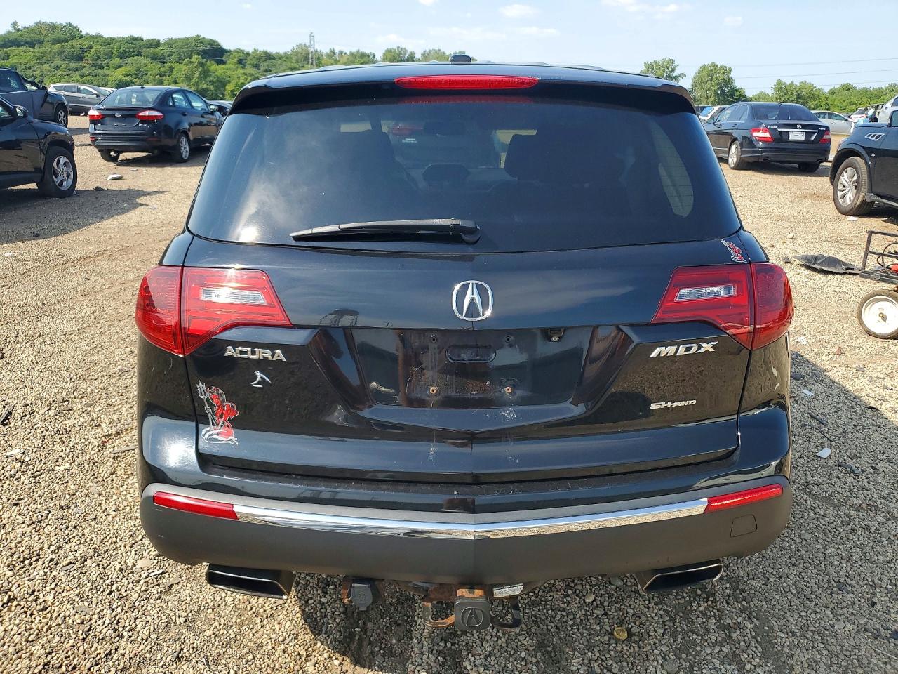 2011 Acura Mdx Technology Black vin: 2HNYD2H46BH504684