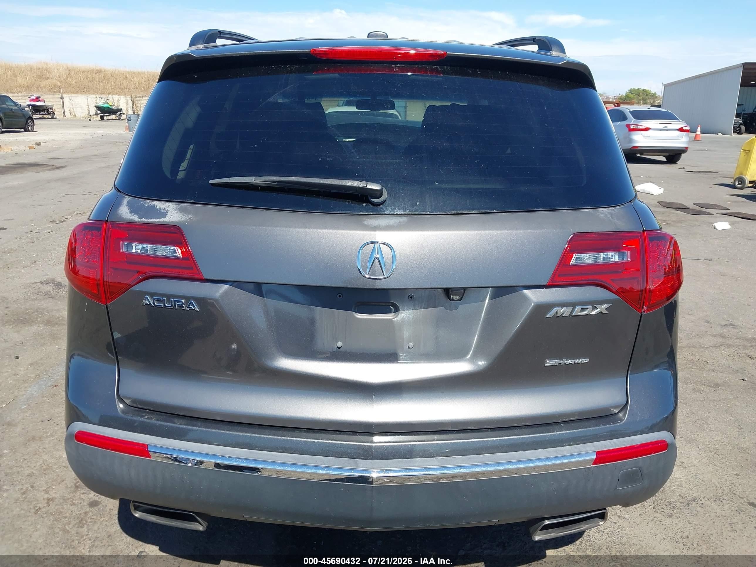 2011 Acura Mdx Technology Package Gray vin: 2HNYD2H46BH529357