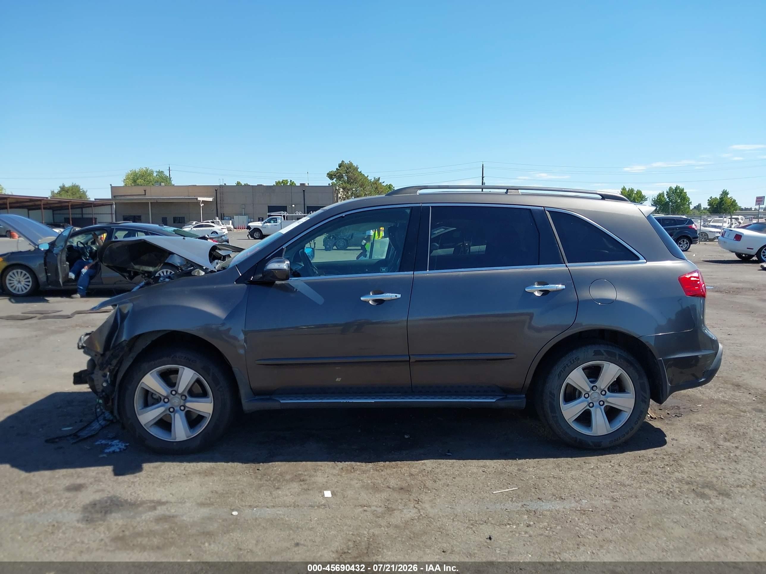 2011 Acura Mdx Technology Package Gray vin: 2HNYD2H46BH529357