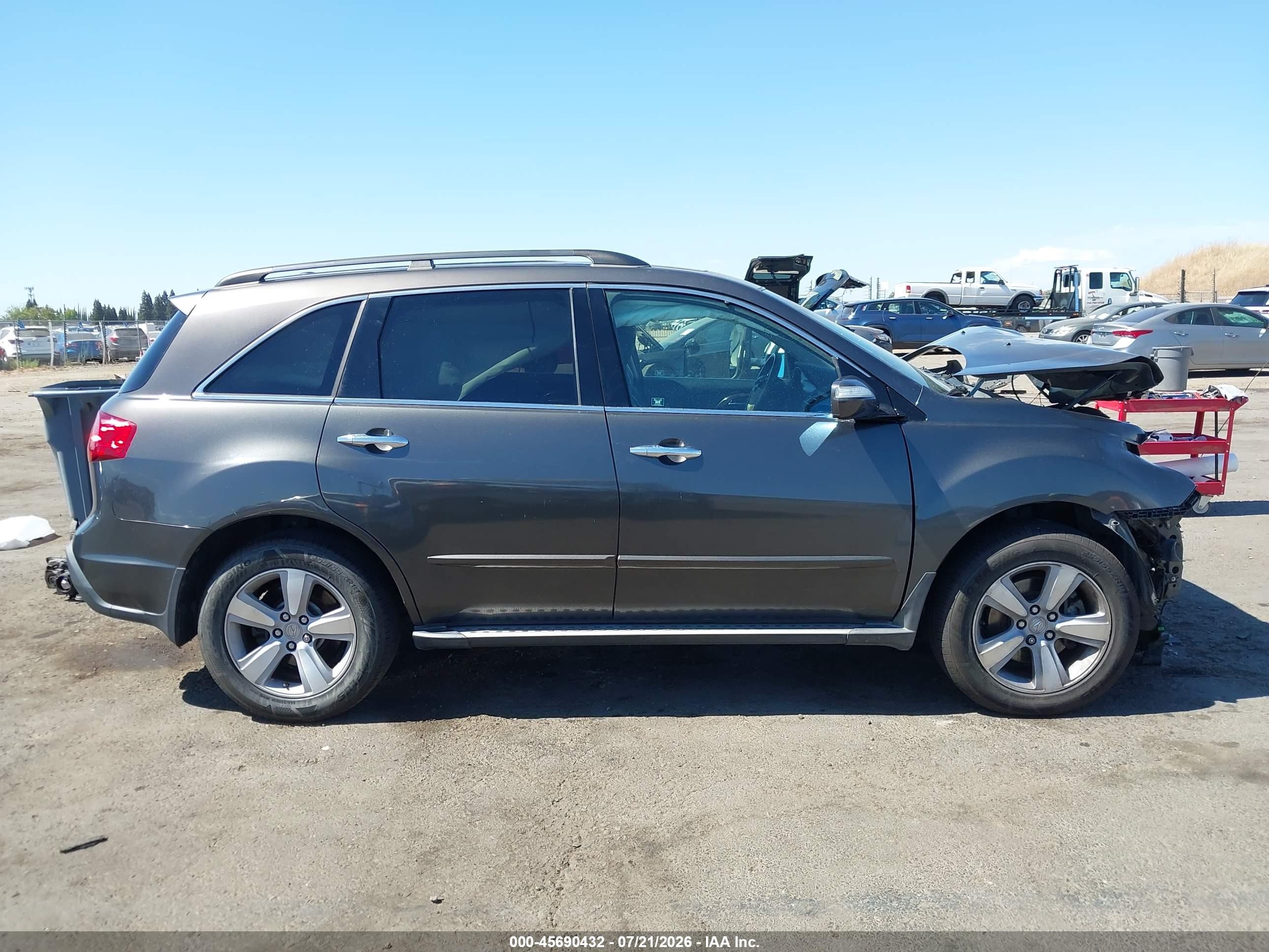 2011 Acura Mdx Technology Package Gray vin: 2HNYD2H46BH529357