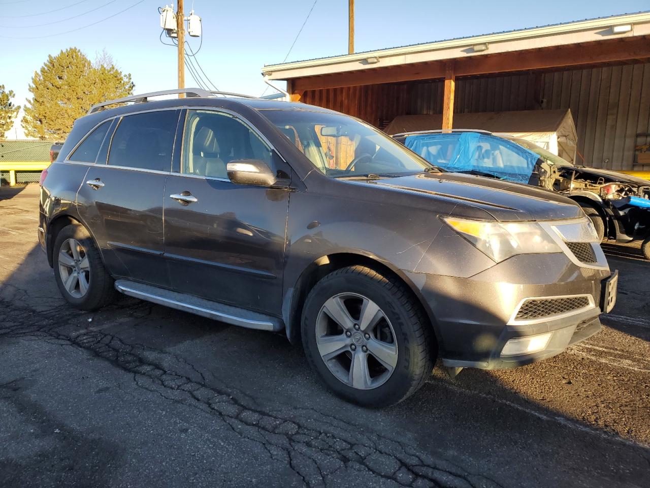 2012 Acura Mdx Technology Gray vin: 2HNYD2H46CH508221
