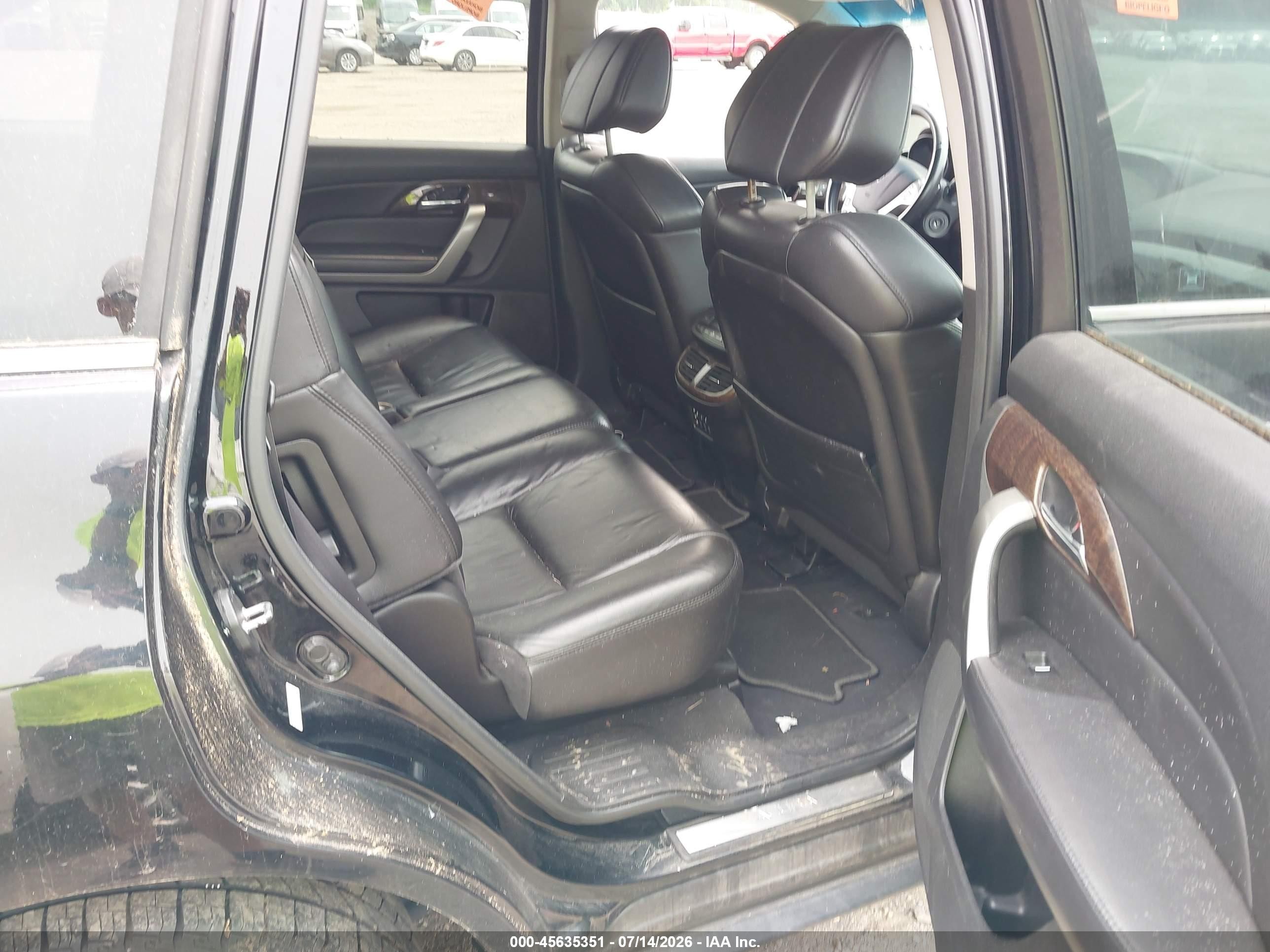 2011 Acura Mdx Technology Package Черный vin: 2HNYD2H47BH529769