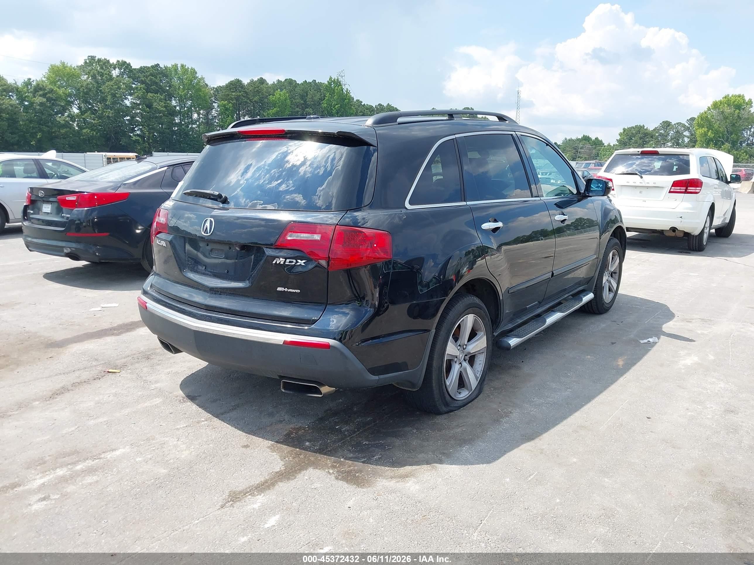 2011 Acura Mdx Technology Package Black vin: 2HNYD2H47BH537211