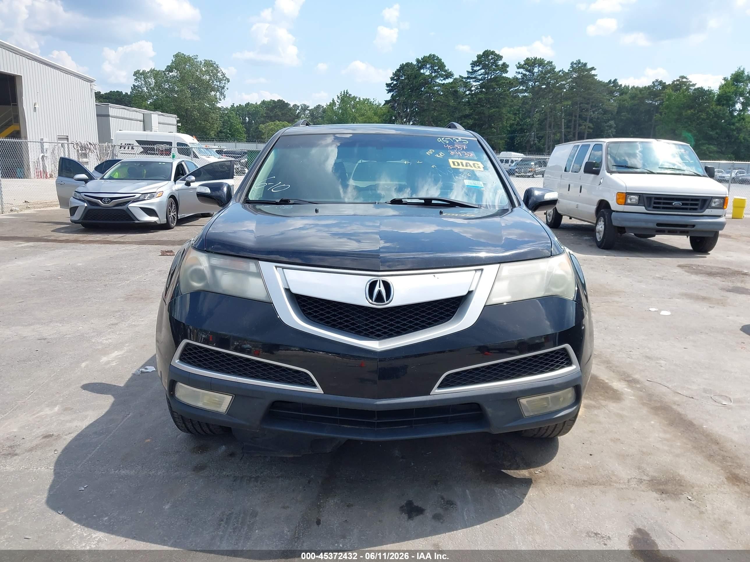 2011 Acura Mdx Technology Package Black vin: 2HNYD2H47BH537211