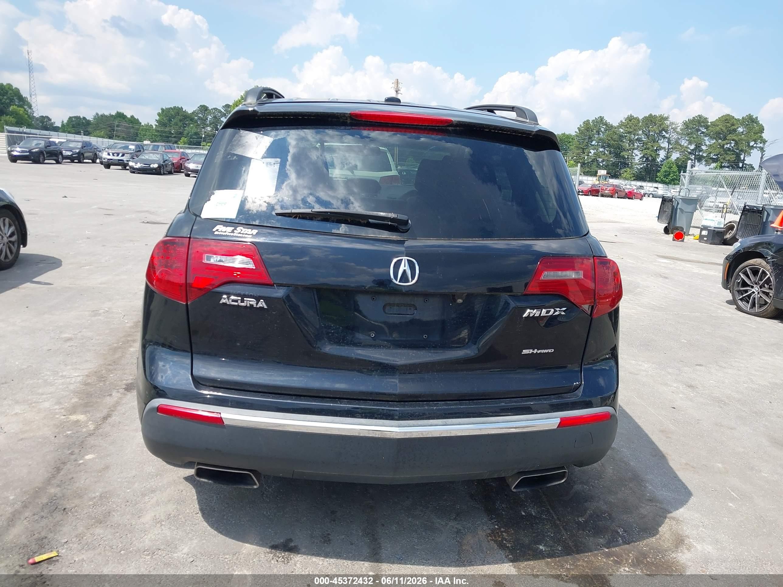 2011 Acura Mdx Technology Package Black vin: 2HNYD2H47BH537211