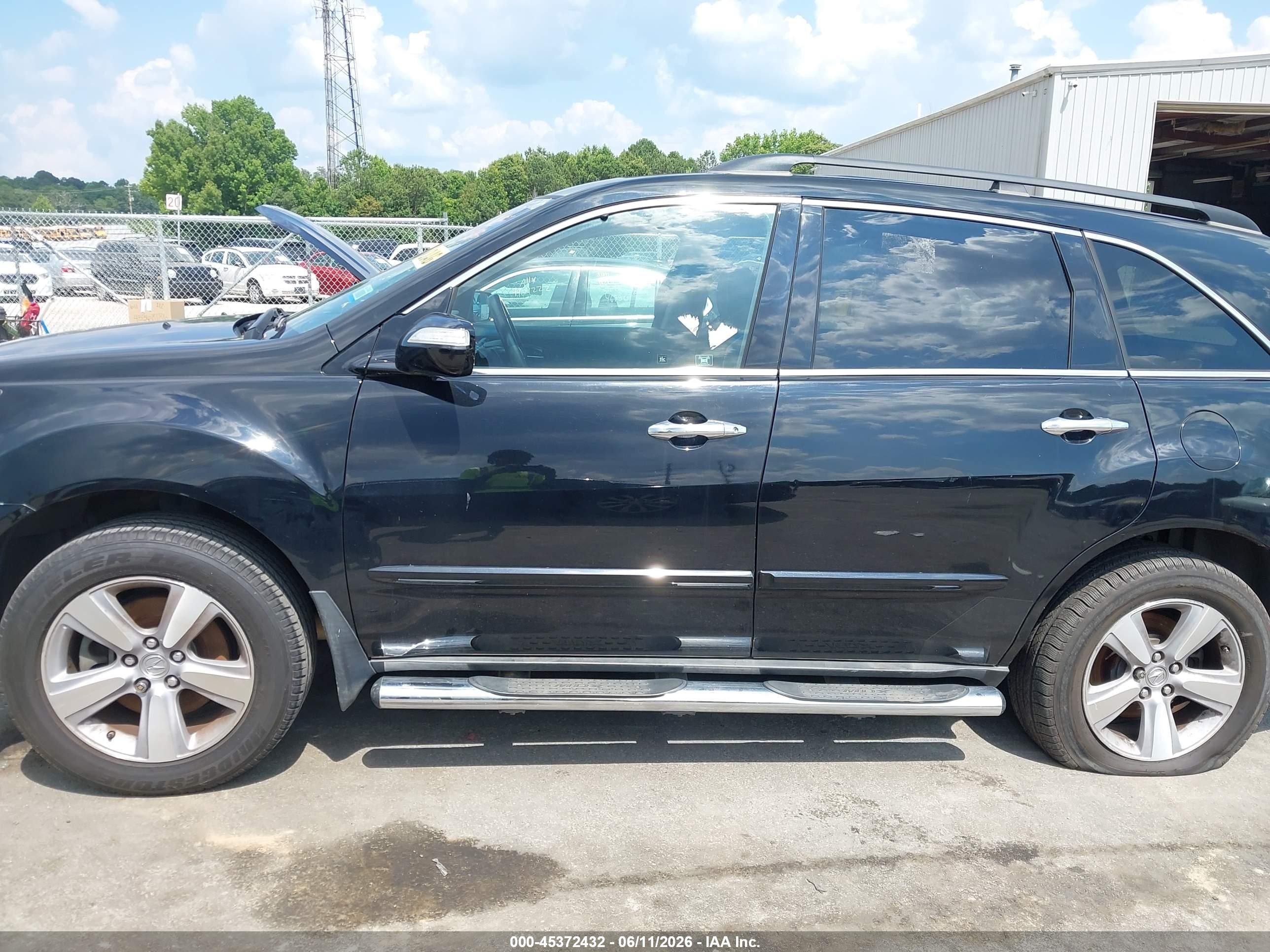 2011 Acura Mdx Technology Package Black vin: 2HNYD2H47BH537211