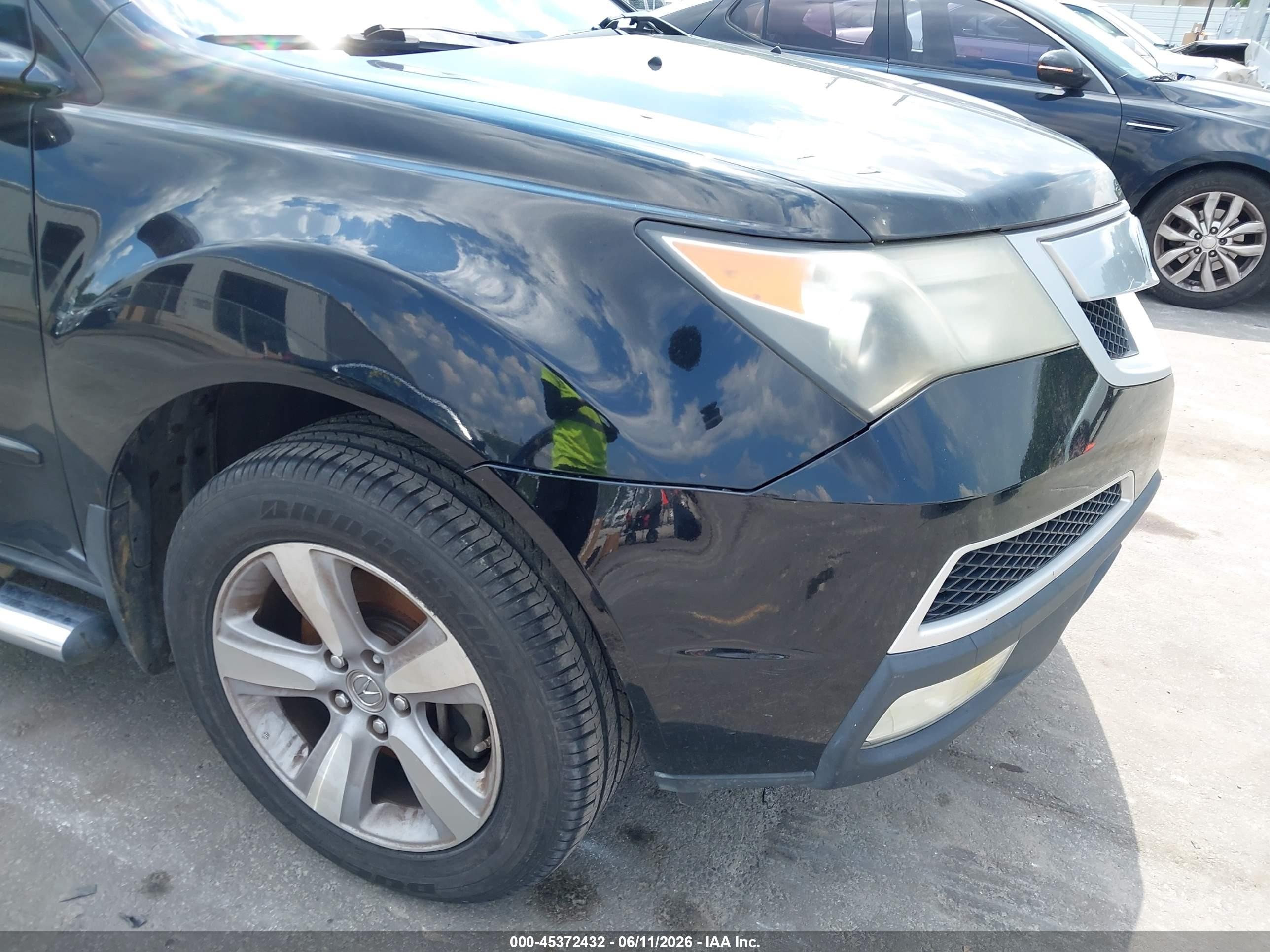 2011 Acura Mdx Technology Package Black vin: 2HNYD2H47BH537211