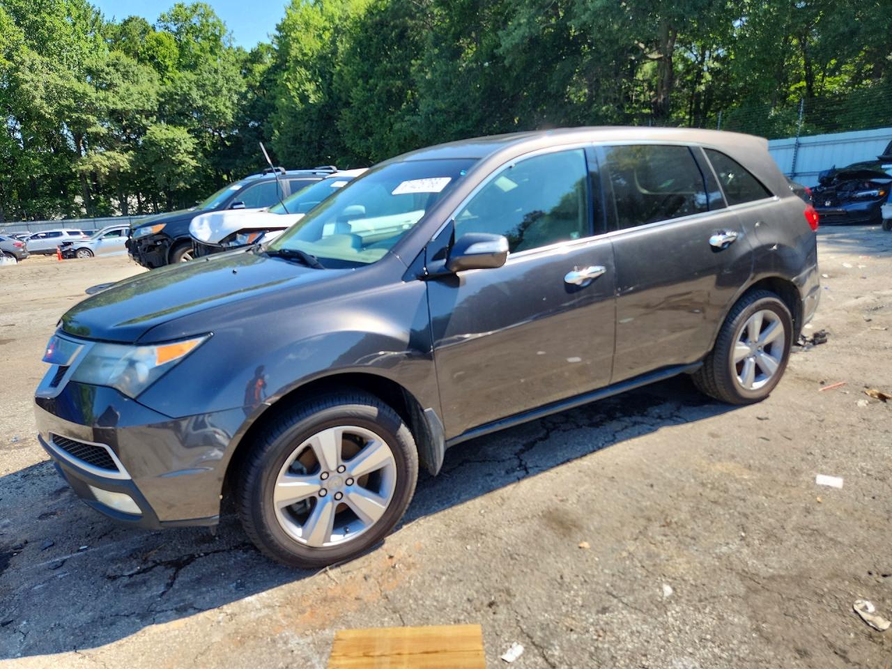2012 Acura Mdx Technology Gray vin: 2HNYD2H47CH503870