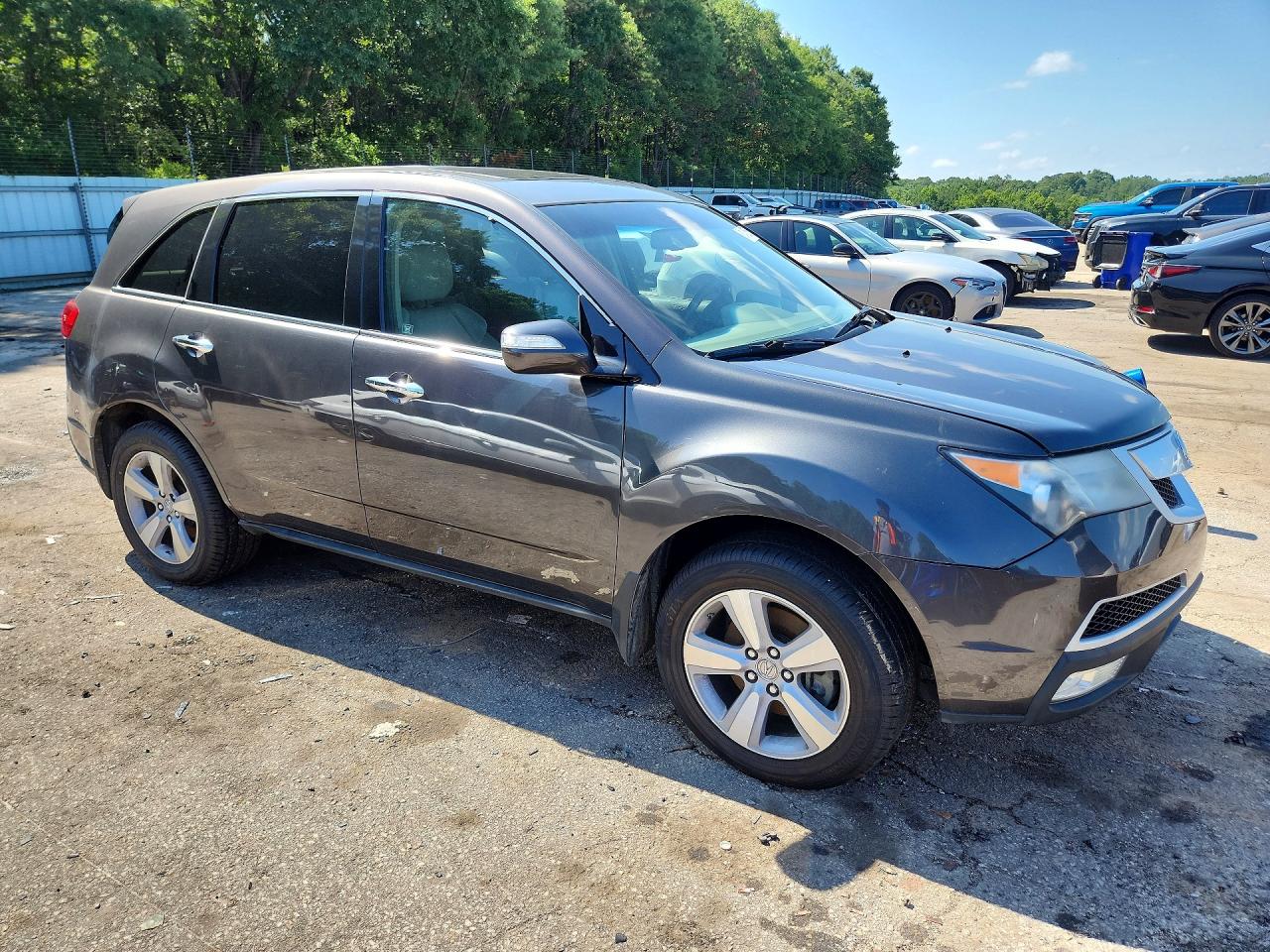 2012 Acura Mdx Technology Gray vin: 2HNYD2H47CH503870