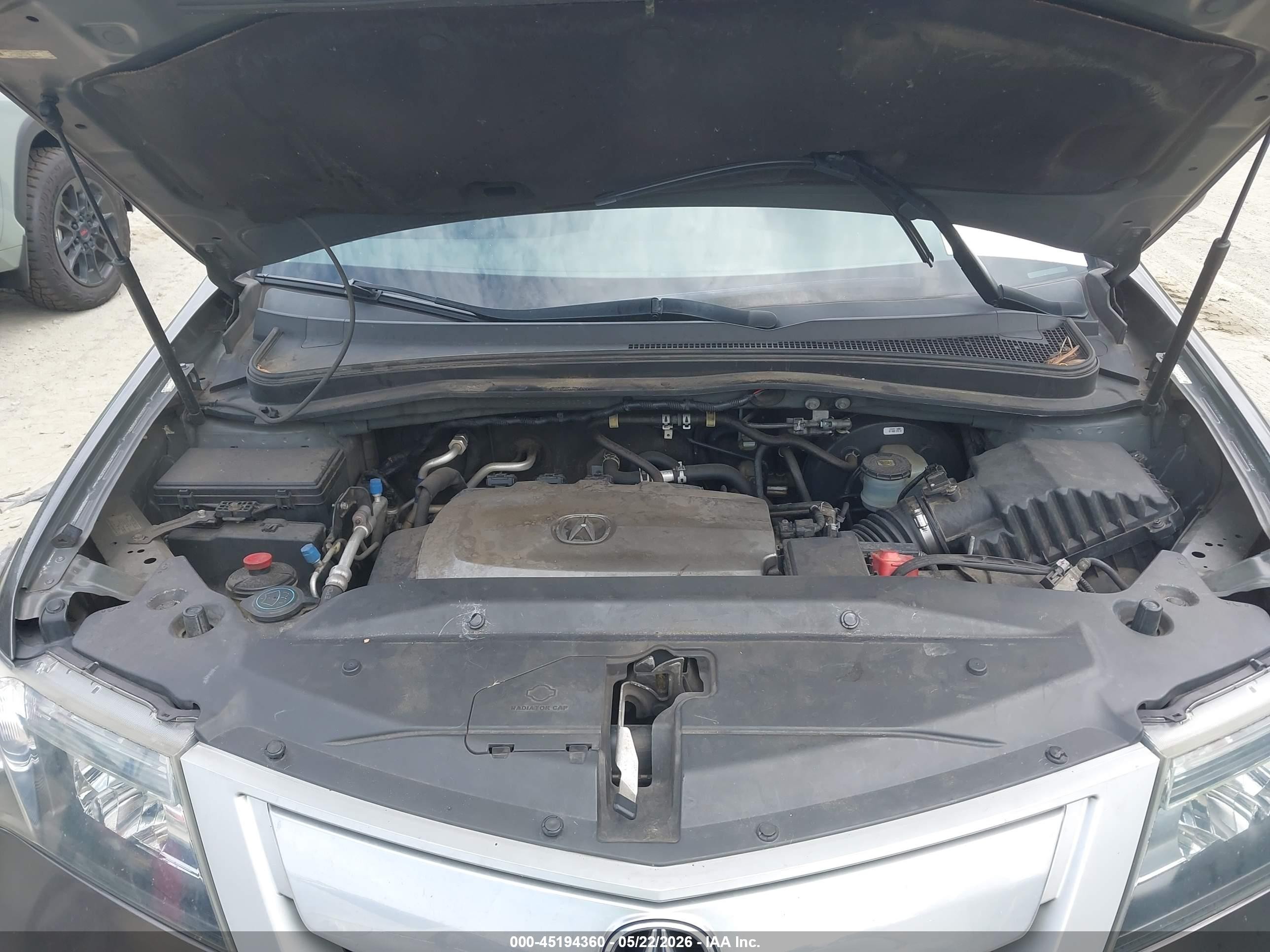 2012 Acura Mdx Technology Package Gray vin: 2HNYD2H47CH533743
