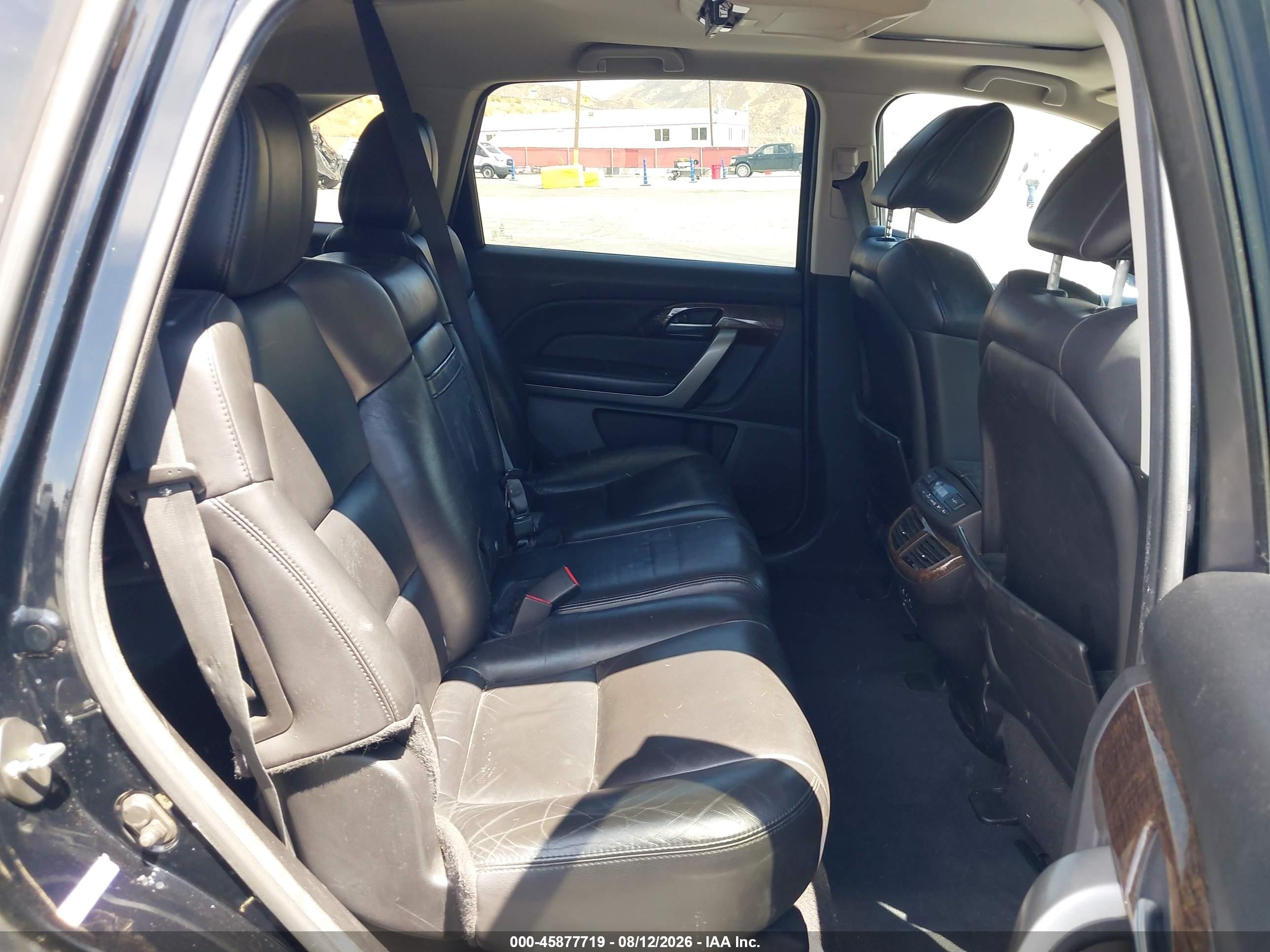 2012 Acura Mdx Technology Package Black vin: 2HNYD2H47CH541552