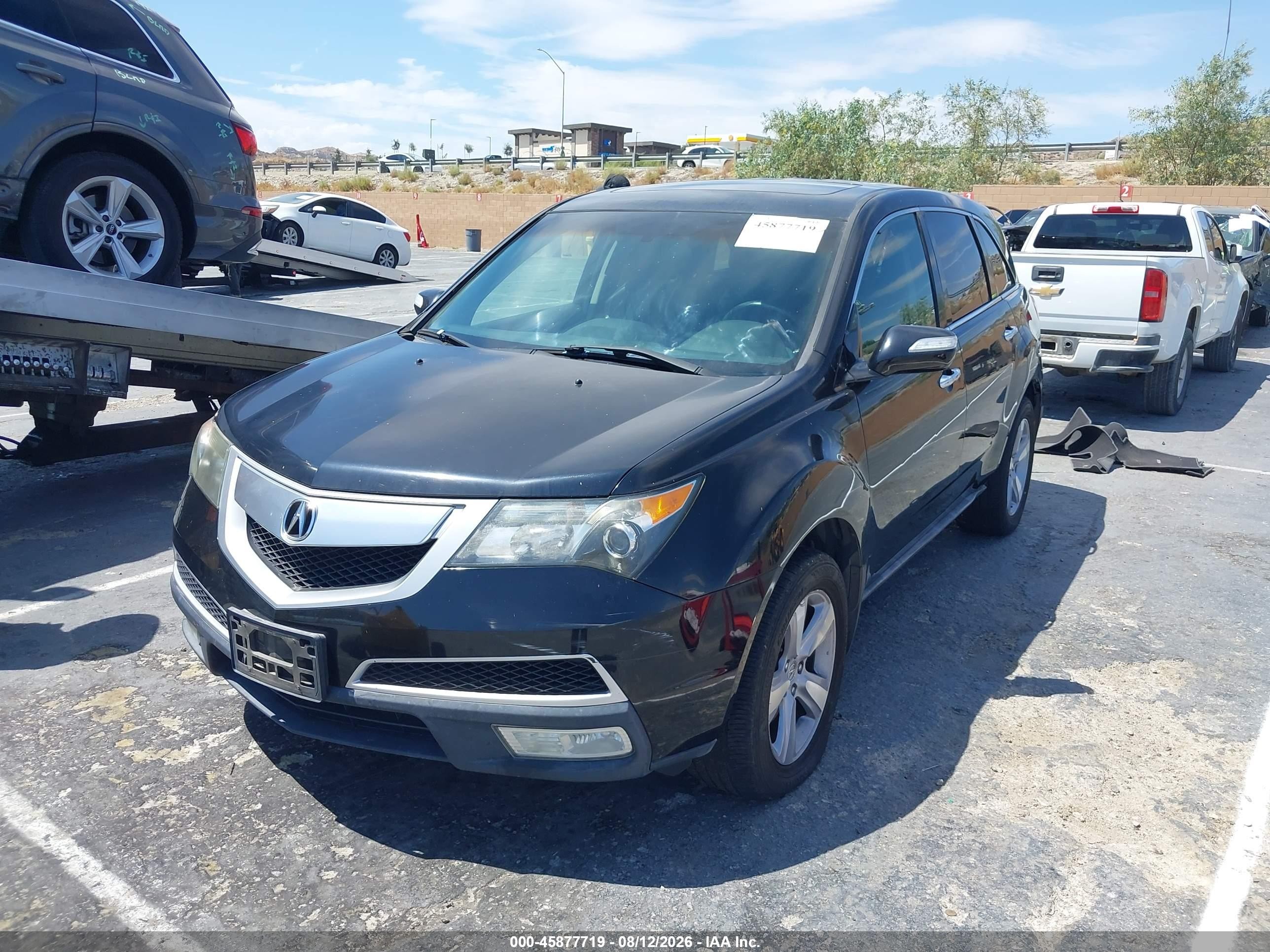 2012 Acura Mdx Technology Package Black vin: 2HNYD2H47CH541552