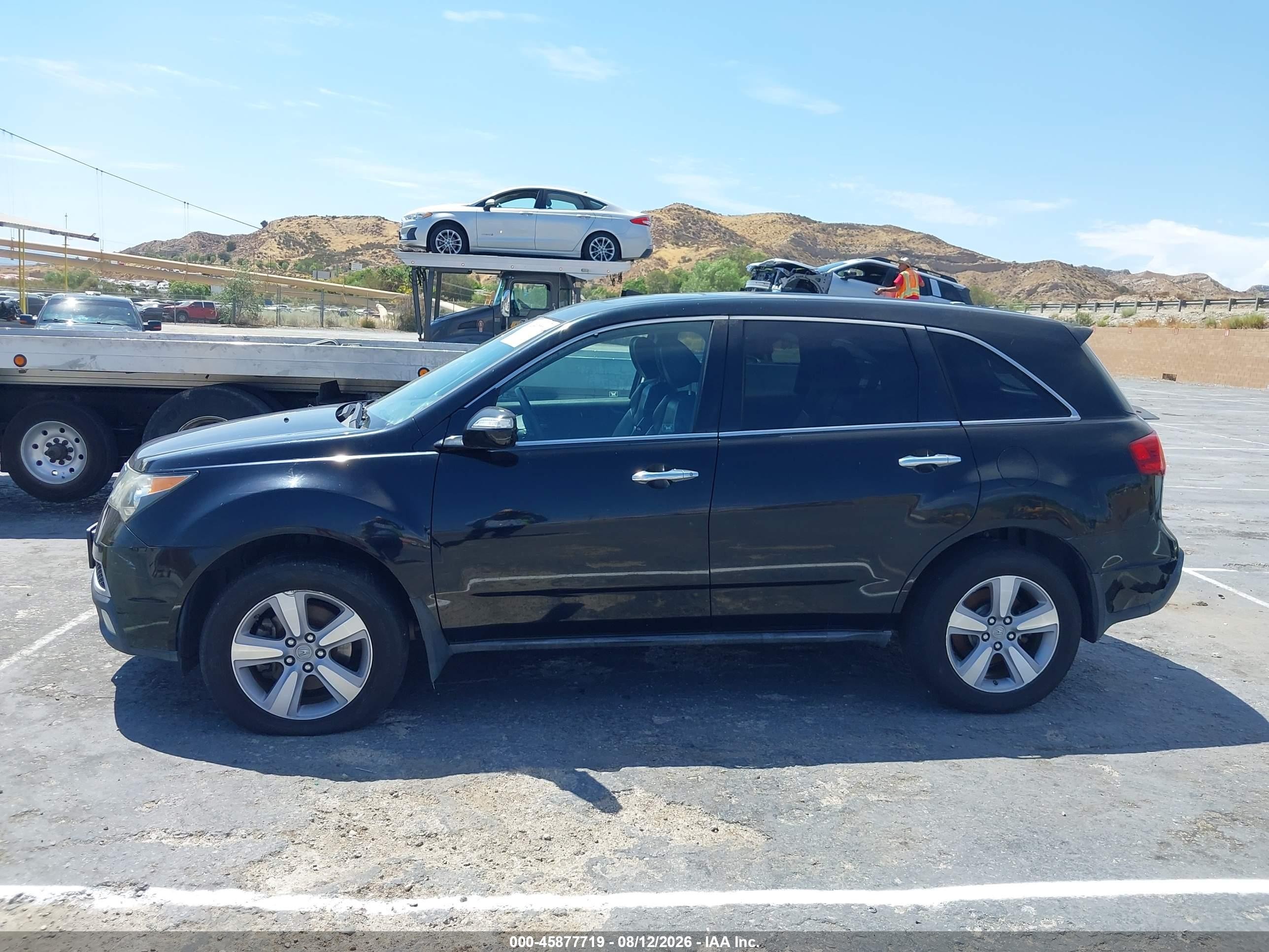 2012 Acura Mdx Technology Package Black vin: 2HNYD2H47CH541552