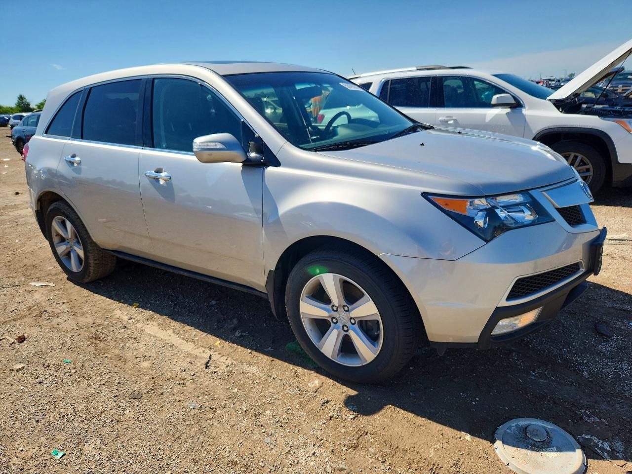2012 Acura Mdx Technology Silver vin: 2HNYD2H47CH543009