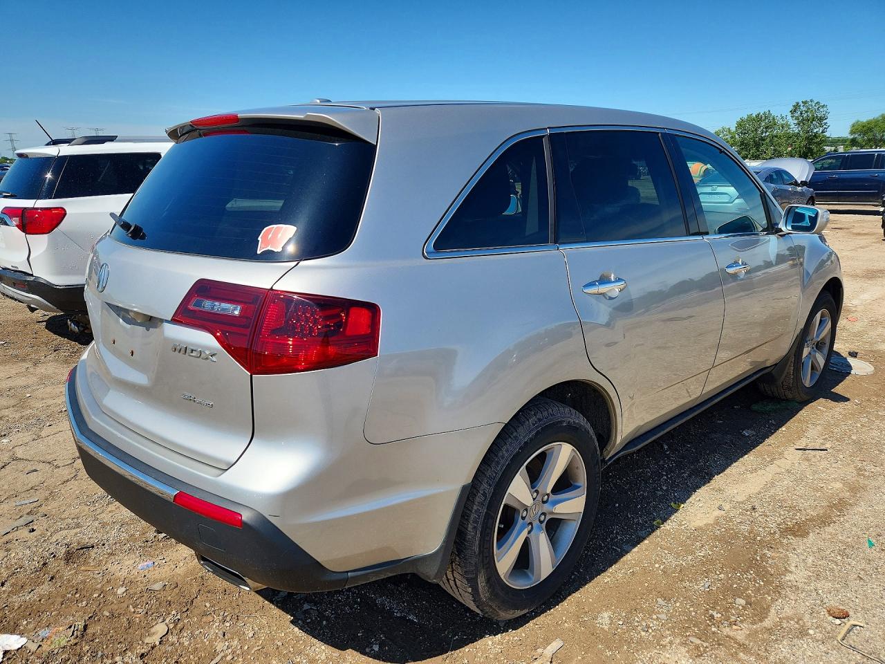 2012 Acura Mdx Technology Silver vin: 2HNYD2H47CH543009