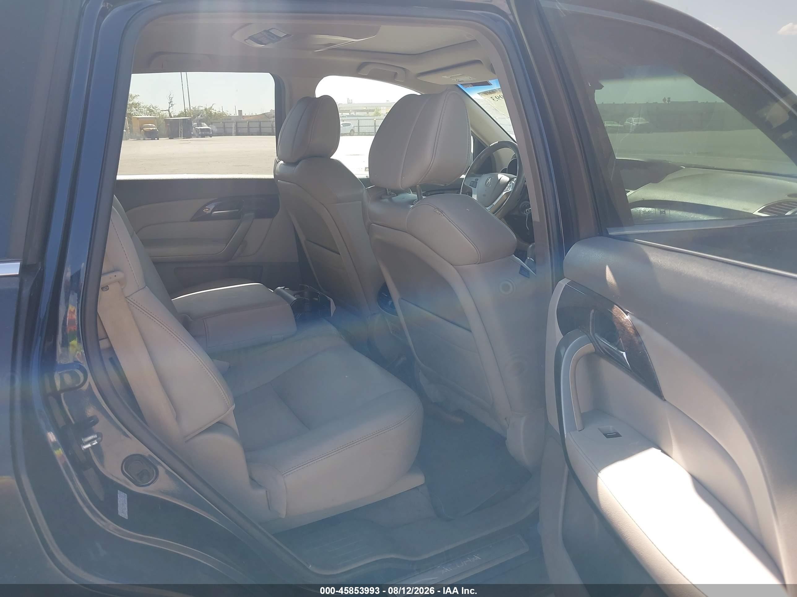2010 Acura Mdx Technology Package Blue vin: 2HNYD2H48AH506905