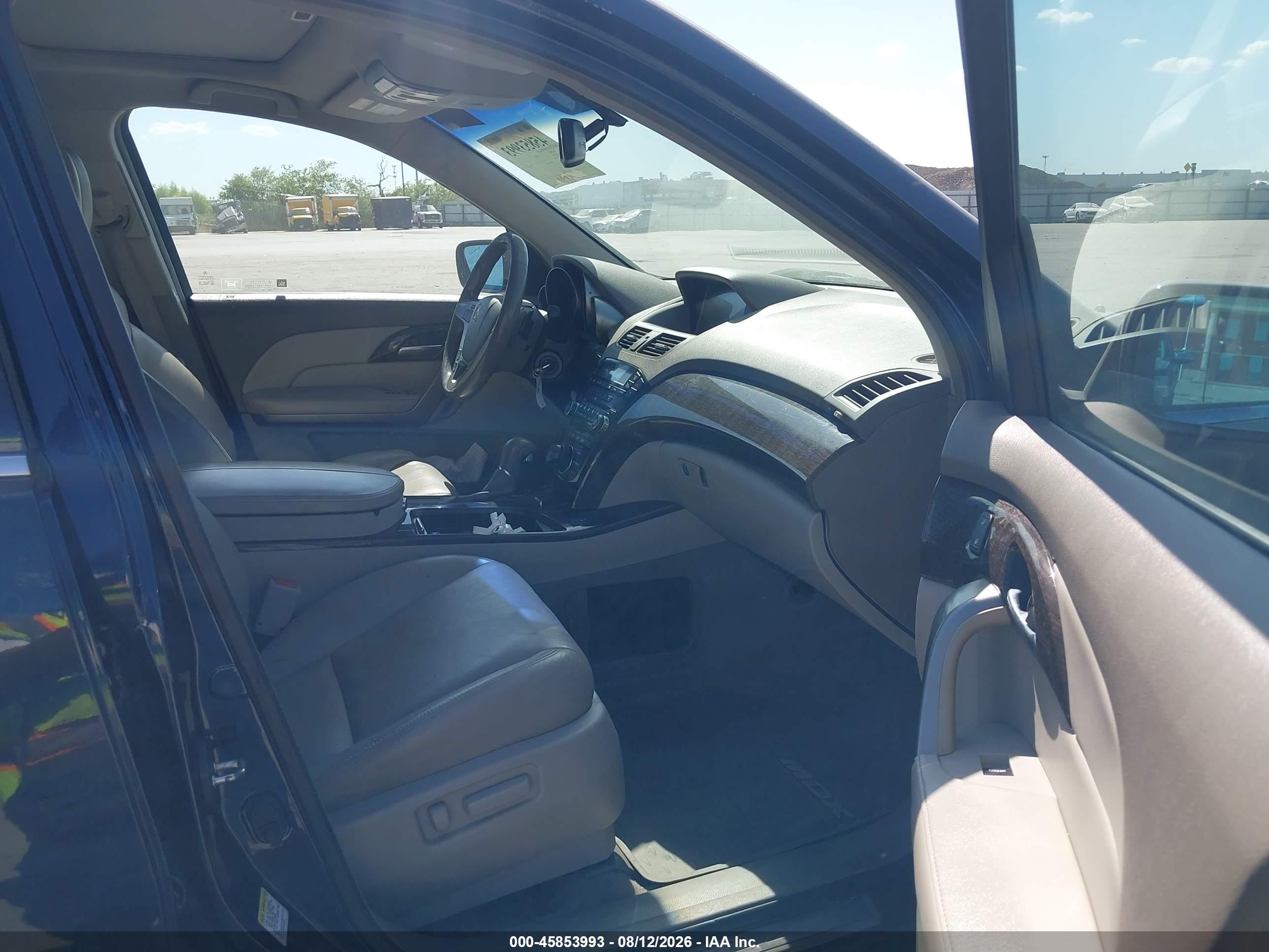 2010 Acura Mdx Technology Package Blue vin: 2HNYD2H48AH506905