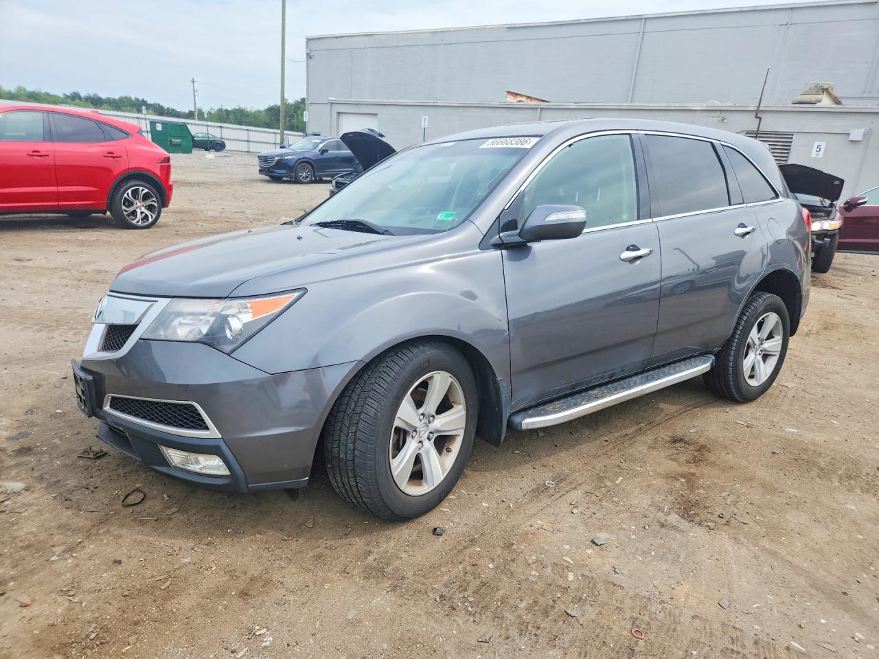 2010 Acura Mdx Technology Gray vin: 2HNYD2H48AH521274