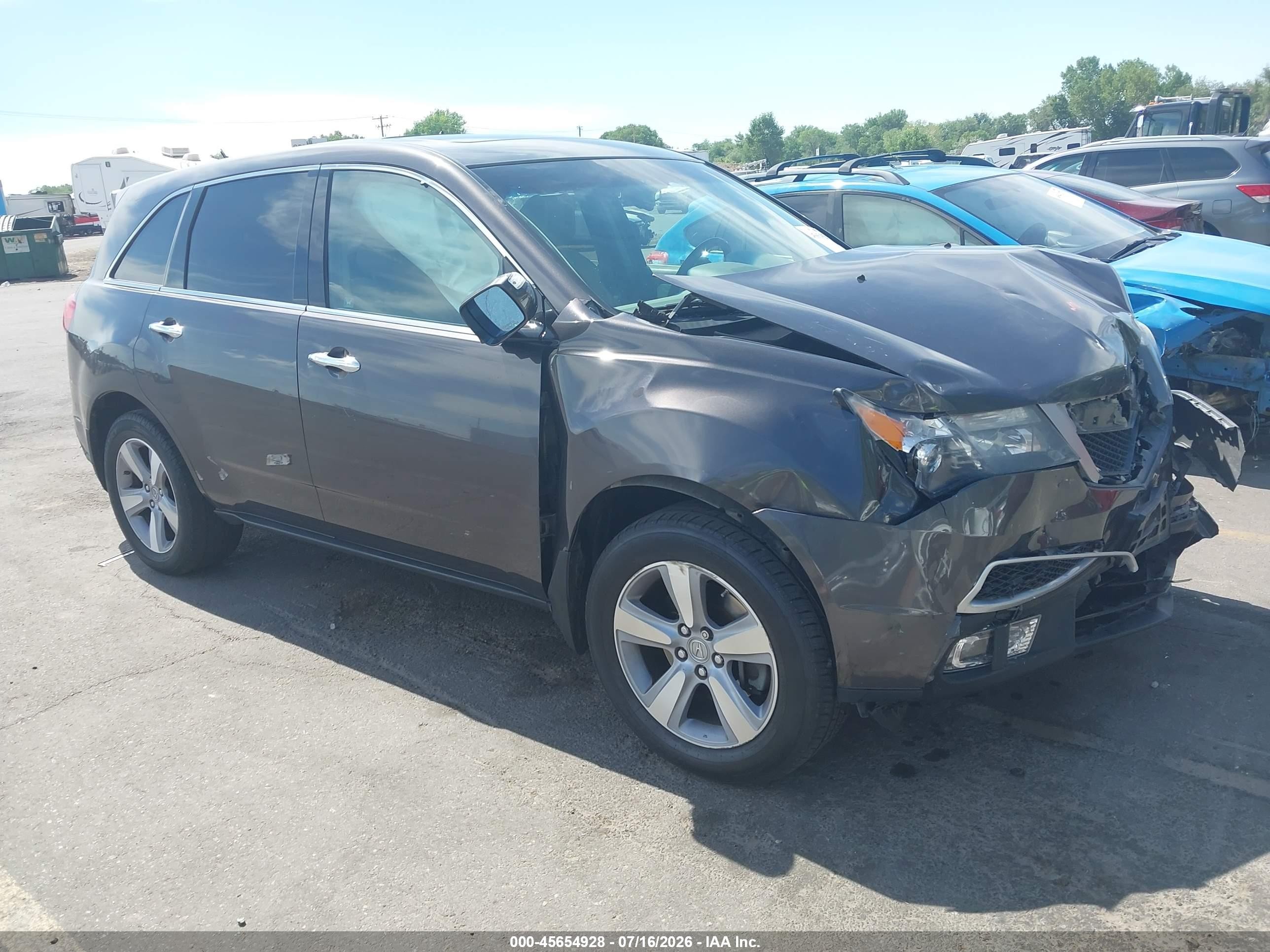 2011 Acura Mdx Technology Package Gray vin: 2HNYD2H48BH518697