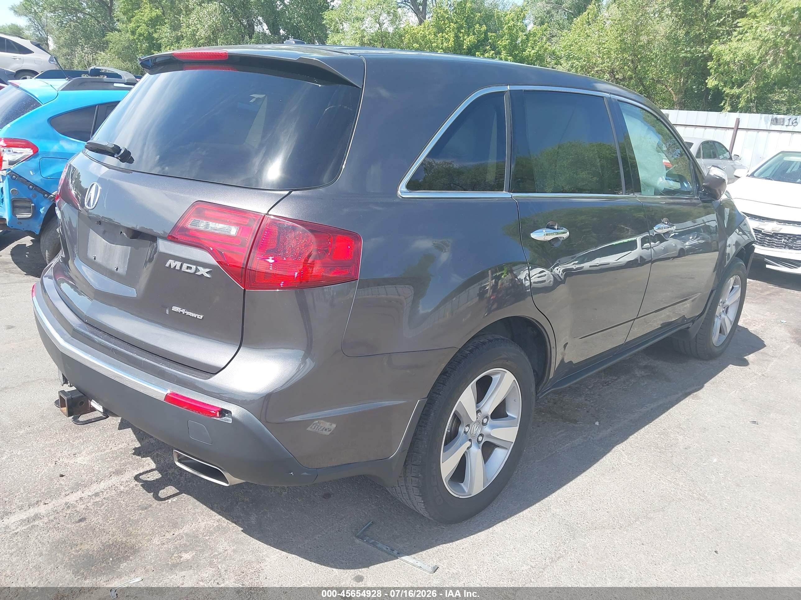 2011 Acura Mdx Technology Package Gray vin: 2HNYD2H48BH518697