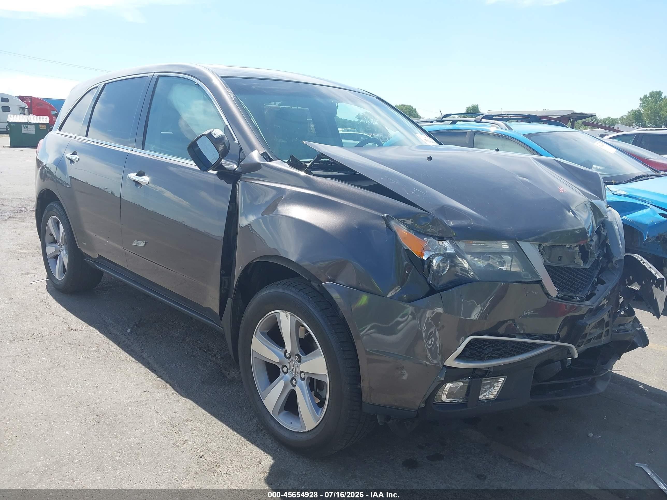 2011 Acura Mdx Technology Package Gray vin: 2HNYD2H48BH518697