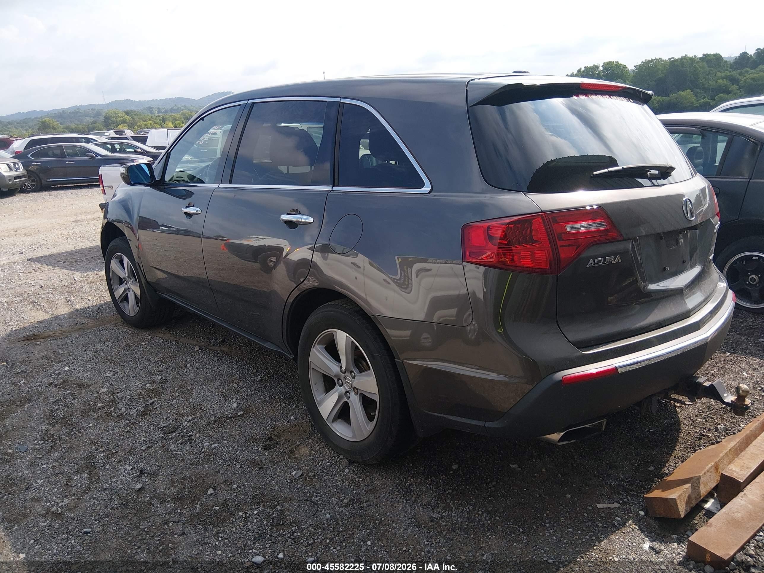 2011 Acura Mdx Technology Package Gray vin: 2HNYD2H48BH548170