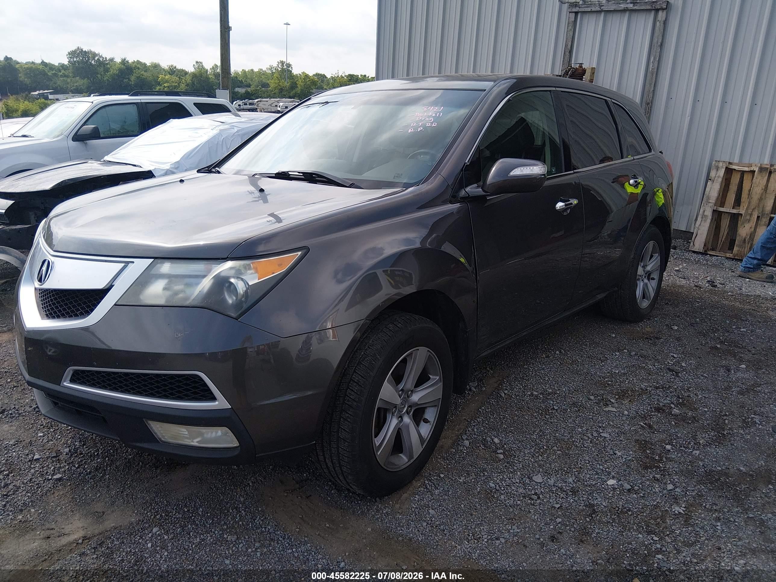 2011 Acura Mdx Technology Package Gray vin: 2HNYD2H48BH548170