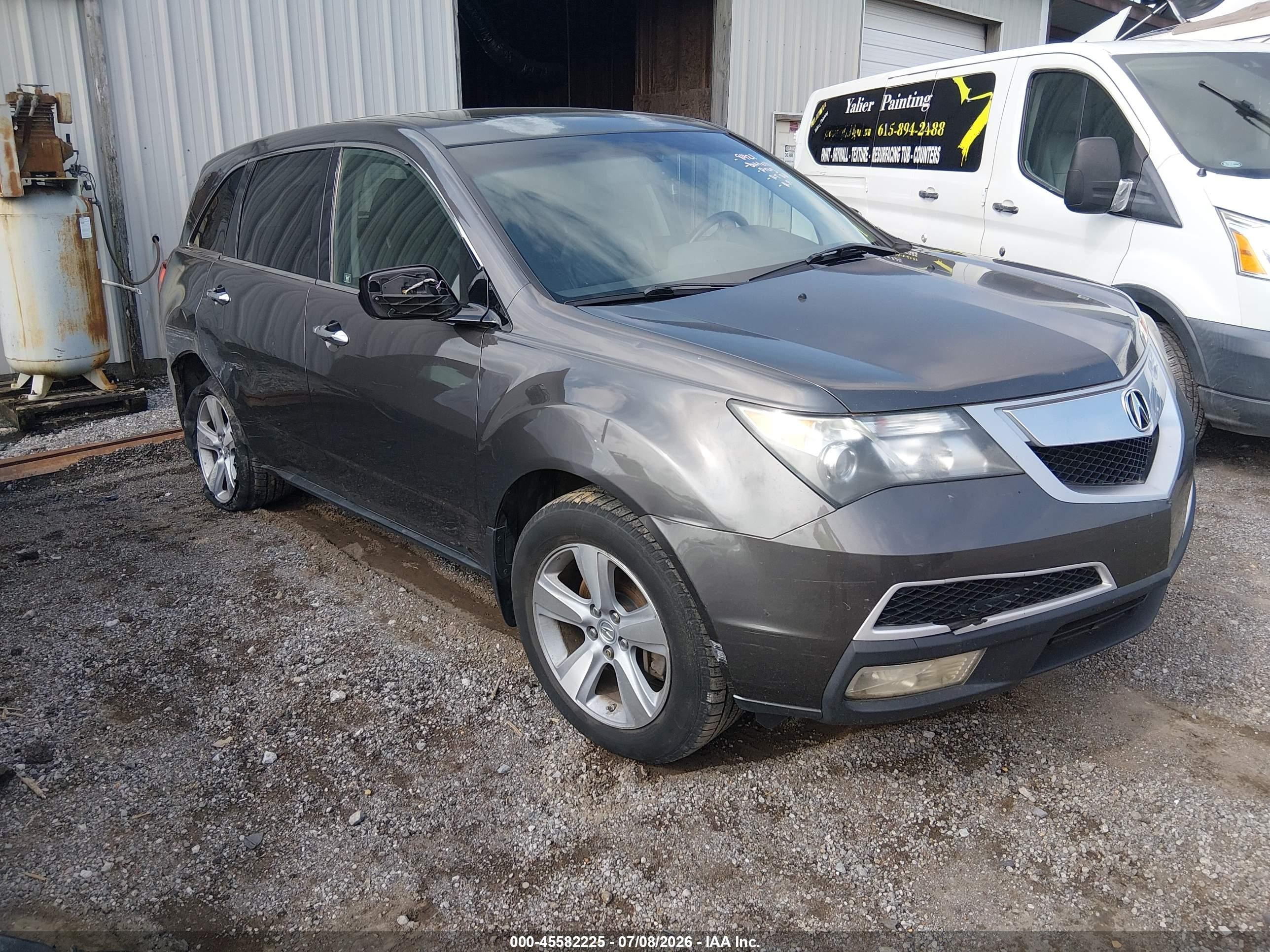 2011 Acura Mdx Technology Package Gray vin: 2HNYD2H48BH548170