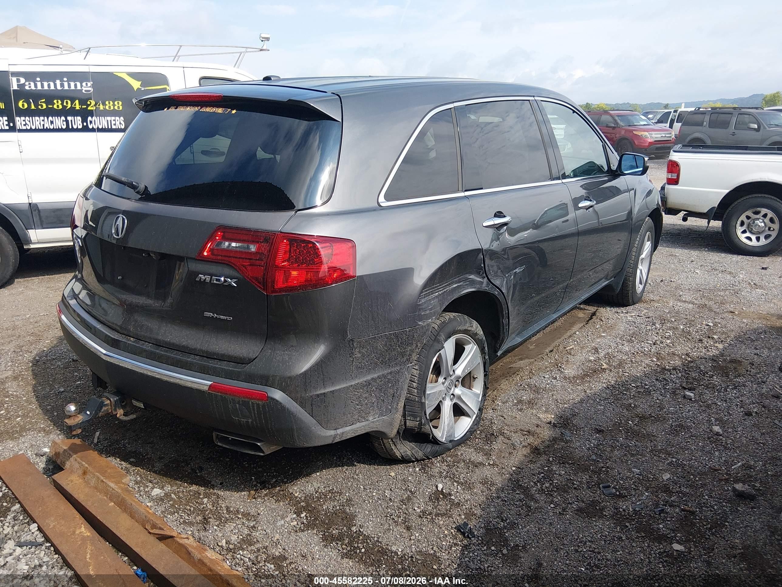 2011 Acura Mdx Technology Package Gray vin: 2HNYD2H48BH548170