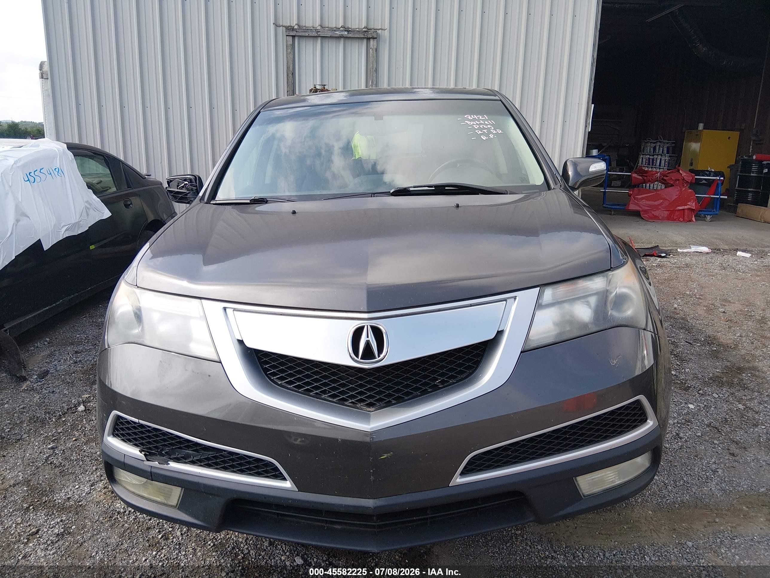2011 Acura Mdx Technology Package Gray vin: 2HNYD2H48BH548170